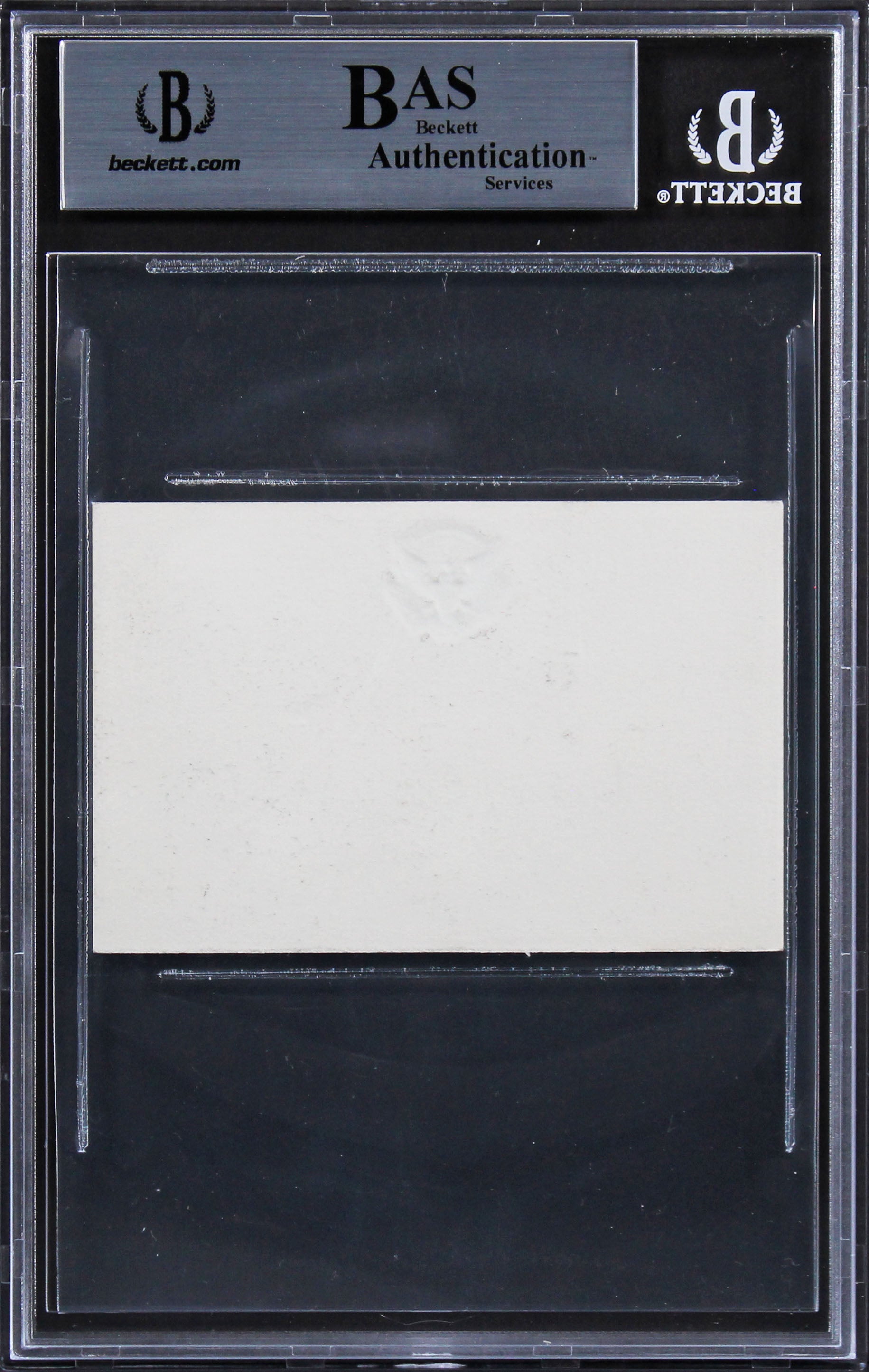 Warren G. Harding Authentic Signed 2.5x3.65 White House Card BAS Slabbed
