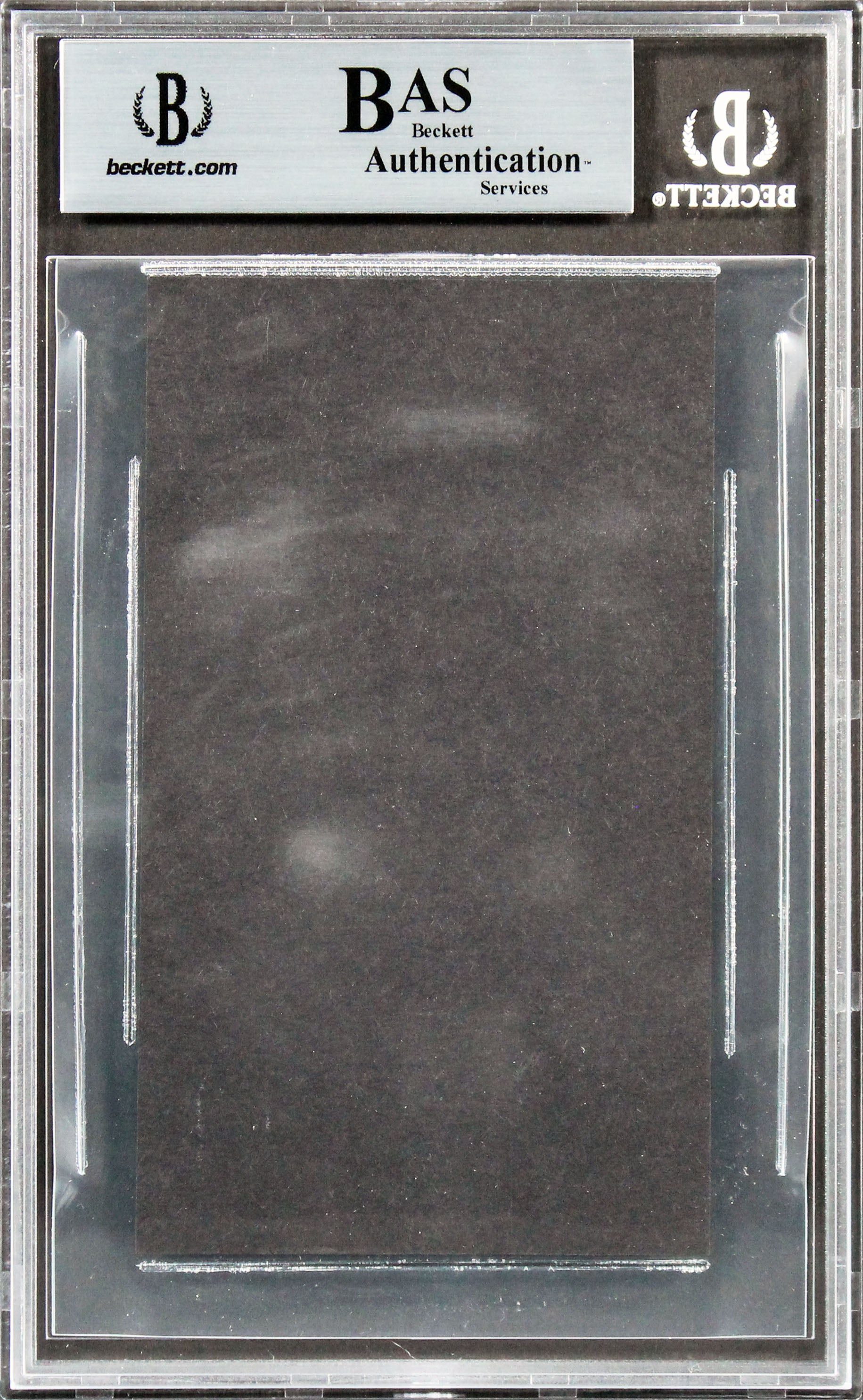 Dwight D. Eisenhower Authentic Signed 1.35x3.85 Cut Signature BAS Slabbed