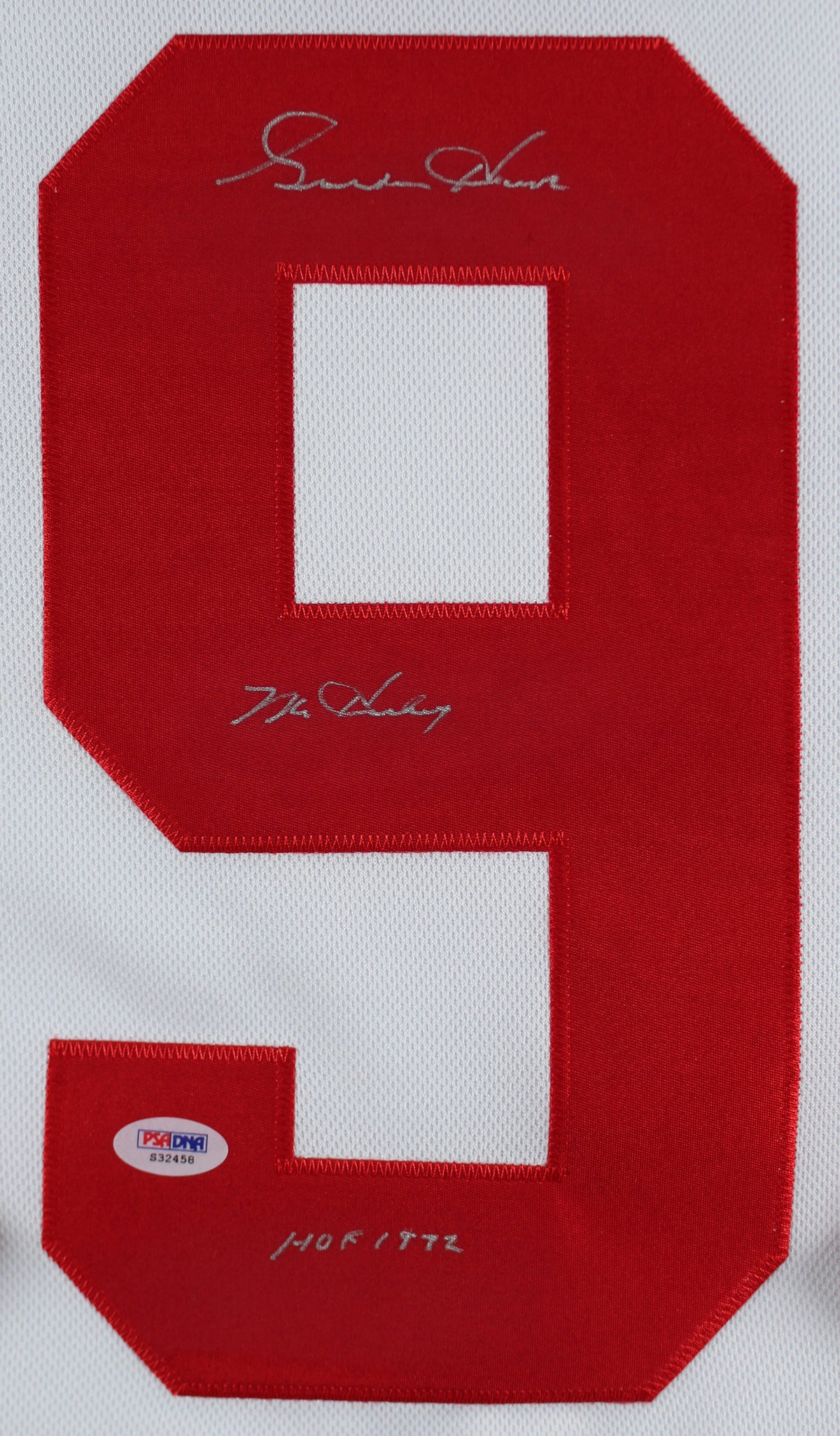 Red Wings Gordie Howe "Mr. Hockey, HOF" Signed White Adidas Jersey PSA #S32458