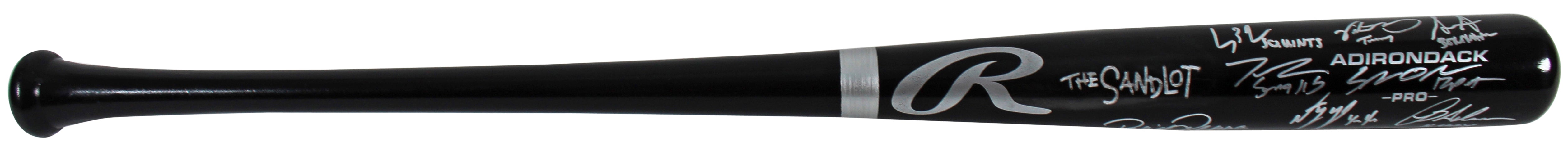 The Sandlot (8) Guiry, Leopardi, Renna +5 Signed Bat w/ Character Names BAS