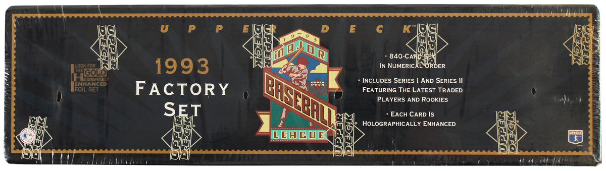 1993 Upper Deck MLB Factory Sealed Complete Trading Card Set w/ Derek Jeter RC