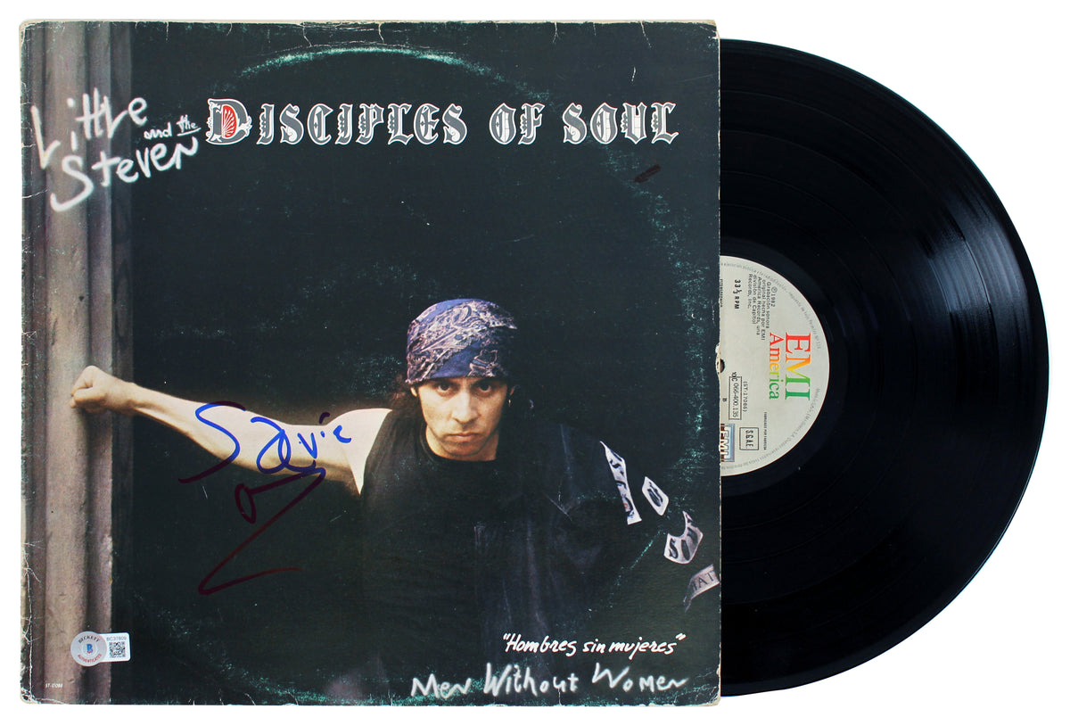 Steven Van Zandt Signed Men Without Women Album Cover W/ Vinyl BAS #BC37809