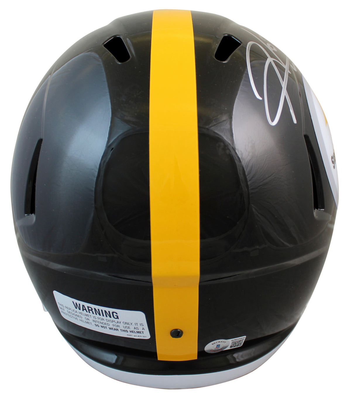 Steelers Hines Ward Authentic Signed Full Size Speed Rep Helmet BAS Witnessed