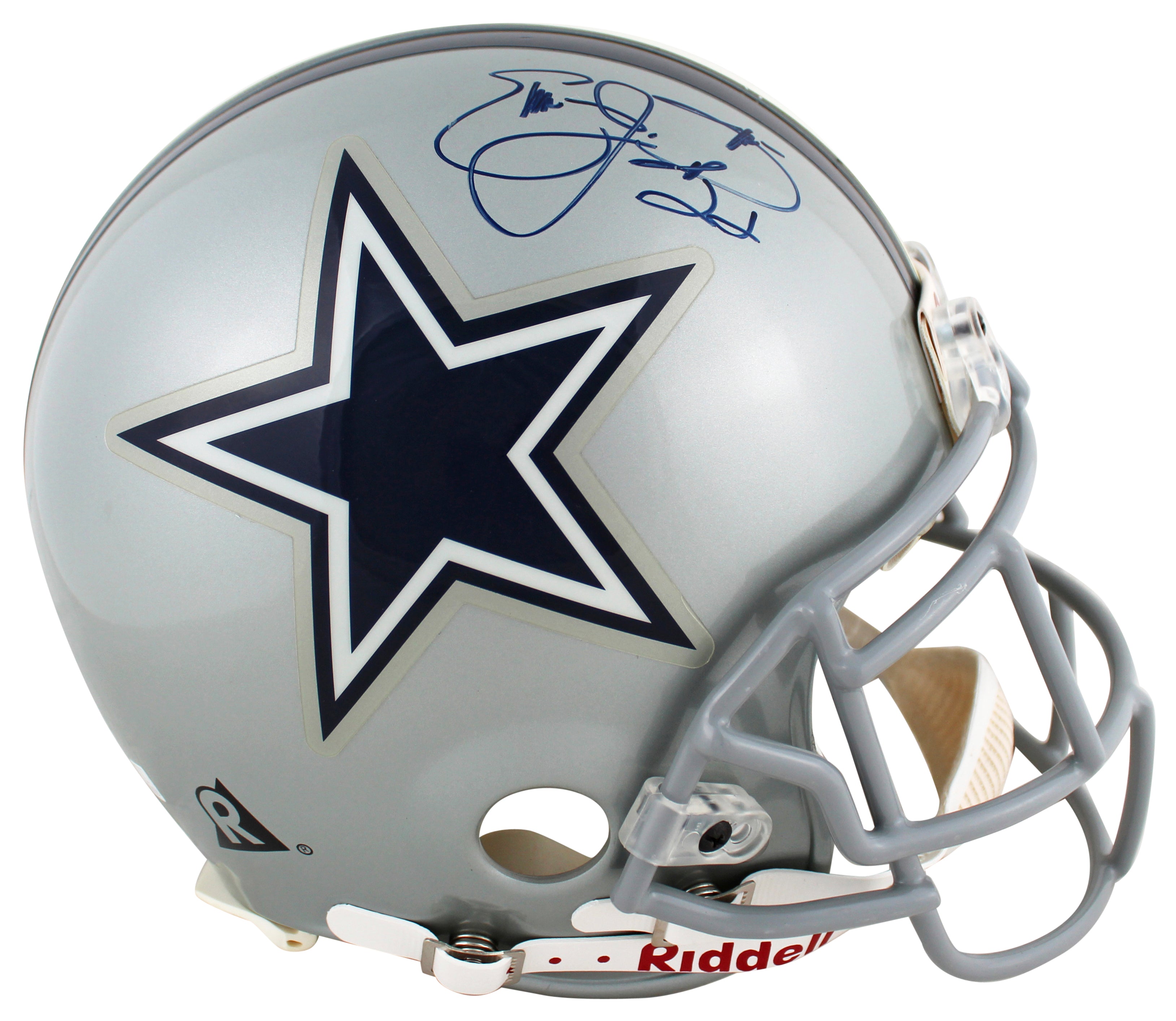 Cowboys Emmitt Smith Signed Vintage Full Size Proline Helmet BAS #BF19962