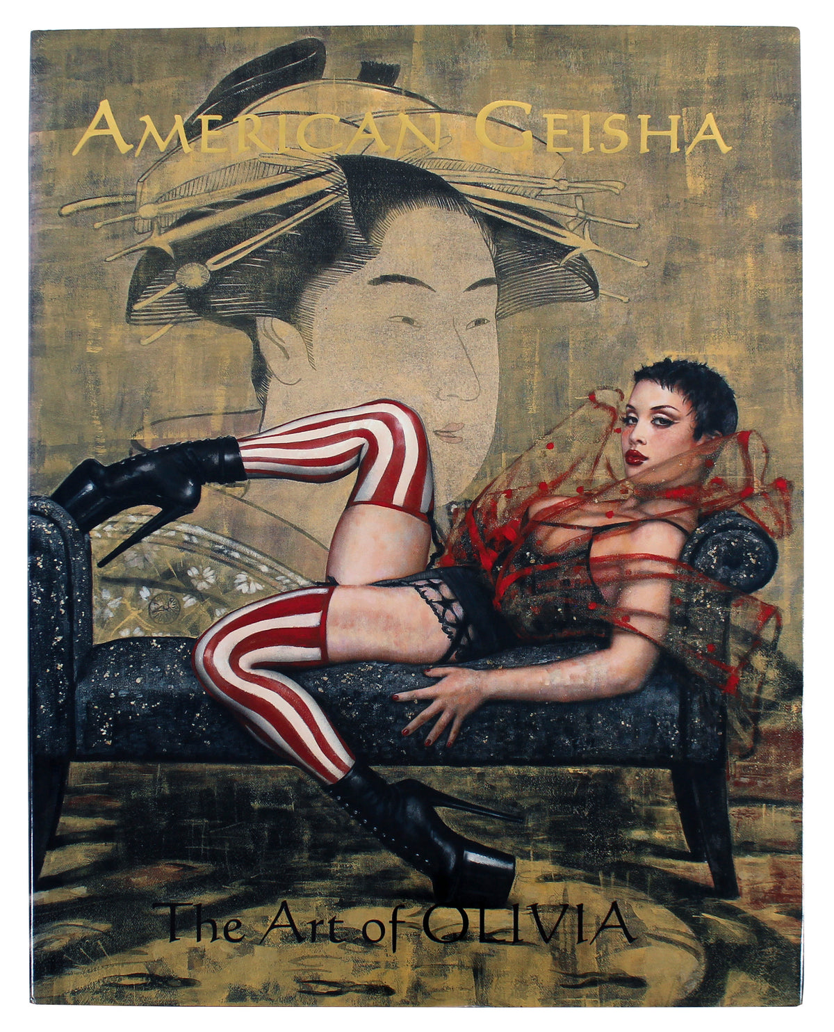 Olivia De Berardinis Signed American Geisha, Art of Olivia Hardcover Catalog BAS
