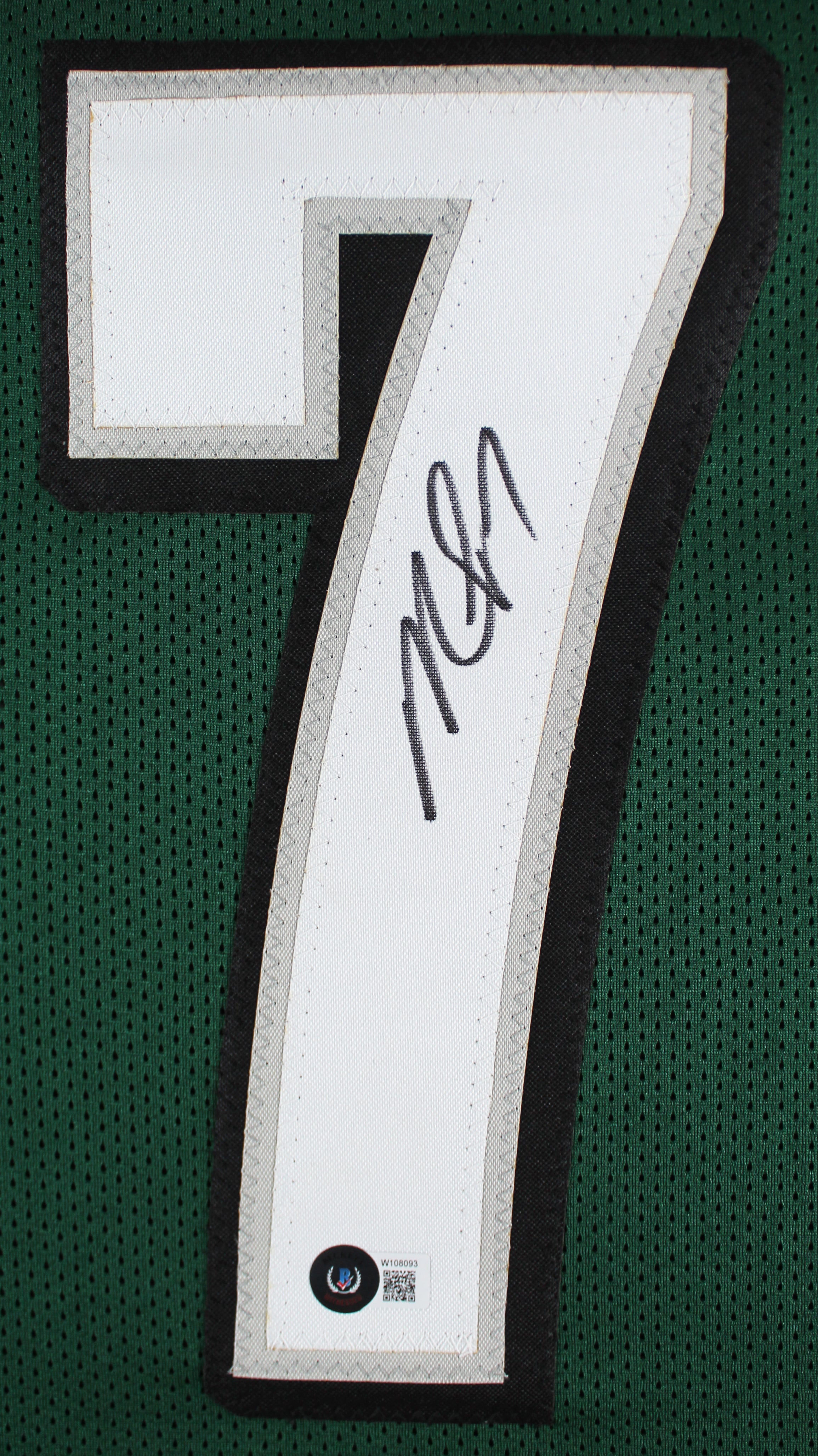 Michael Vick Authentic Signed Green Pro Style Jersey Autographed BAS Witnessed