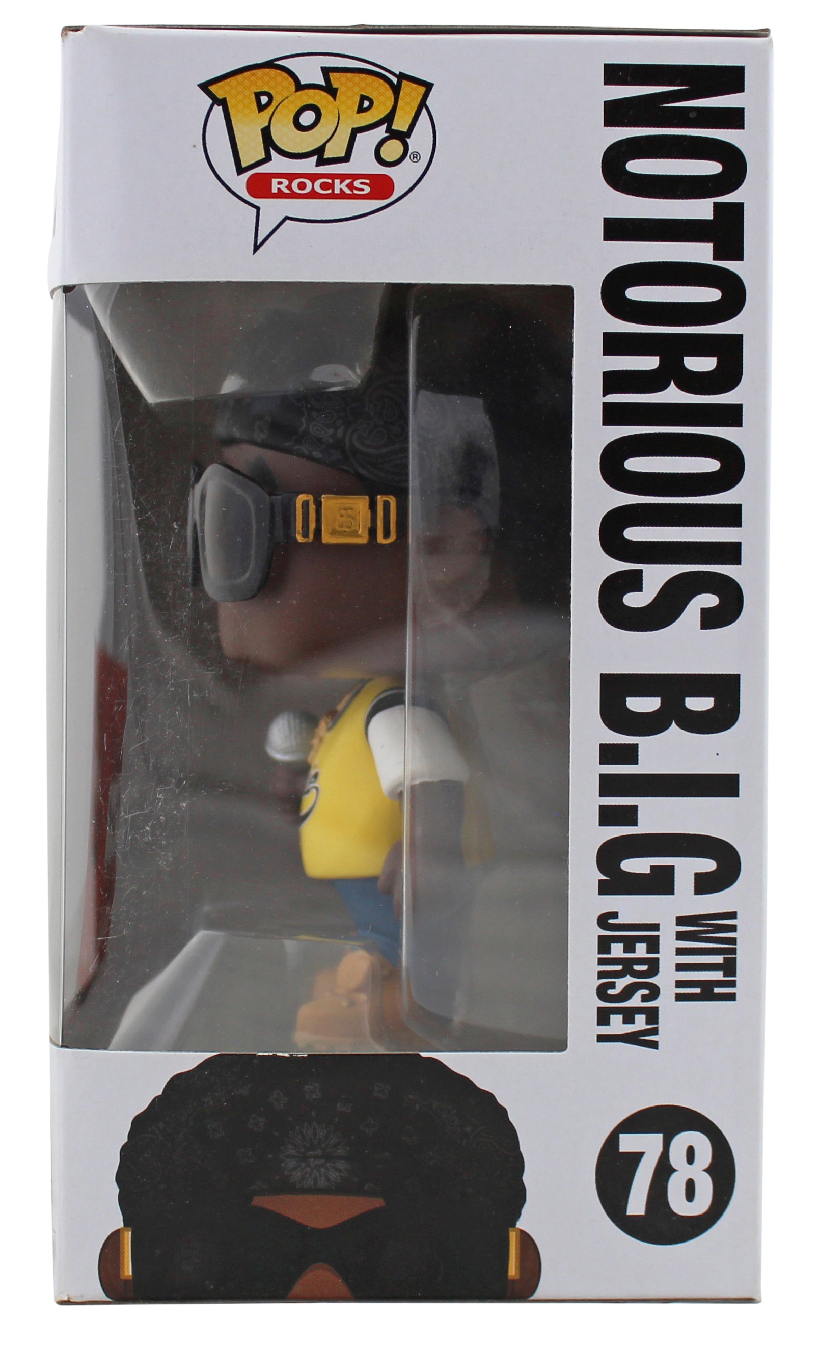 The Notorious B.I.G. With Jersey #78 Funko Pop Vinyl Figure Un-signed