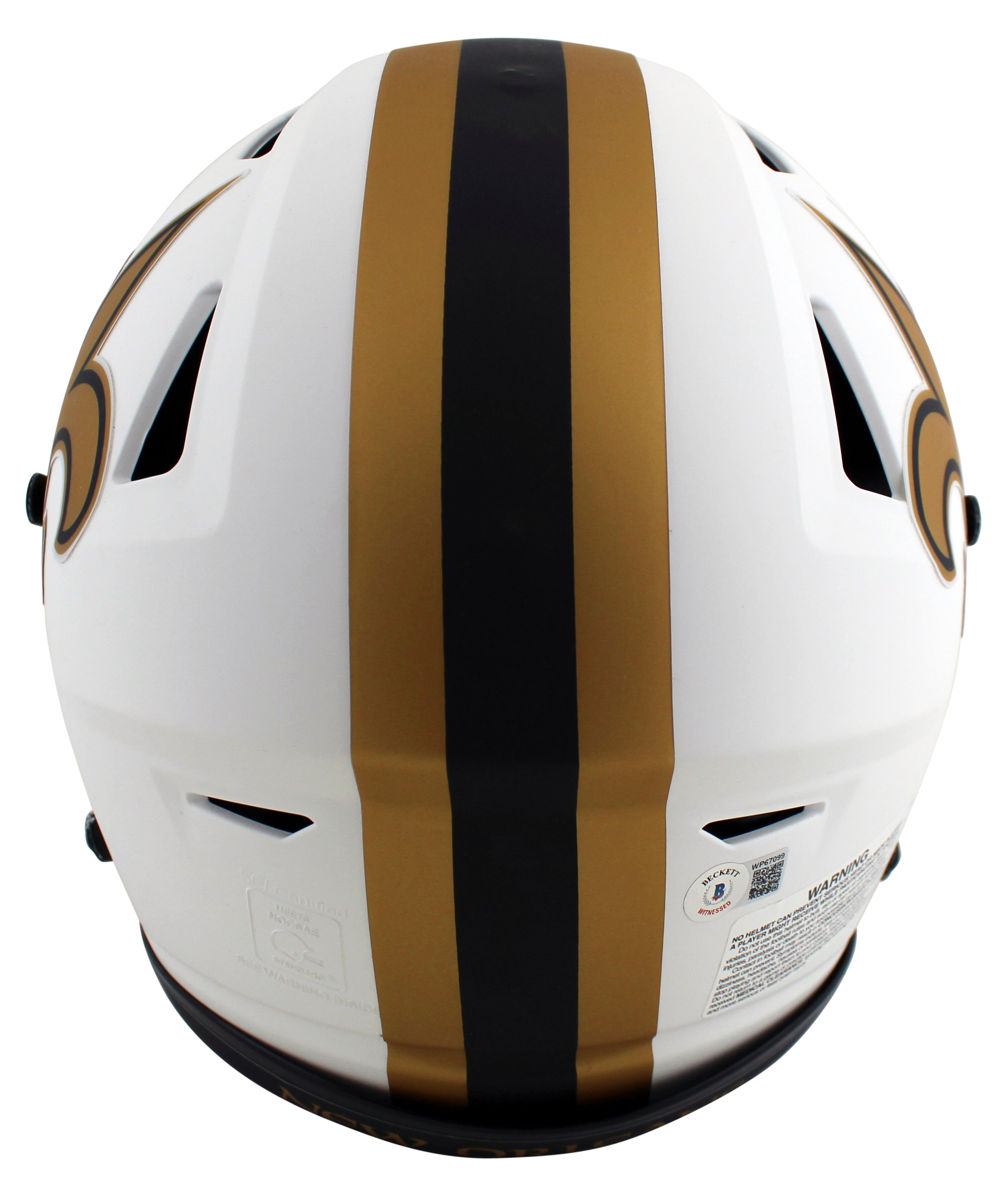Saints Michael Thomas Signed Lunar Speed Flex Full Size Helmet BAS Witnessed