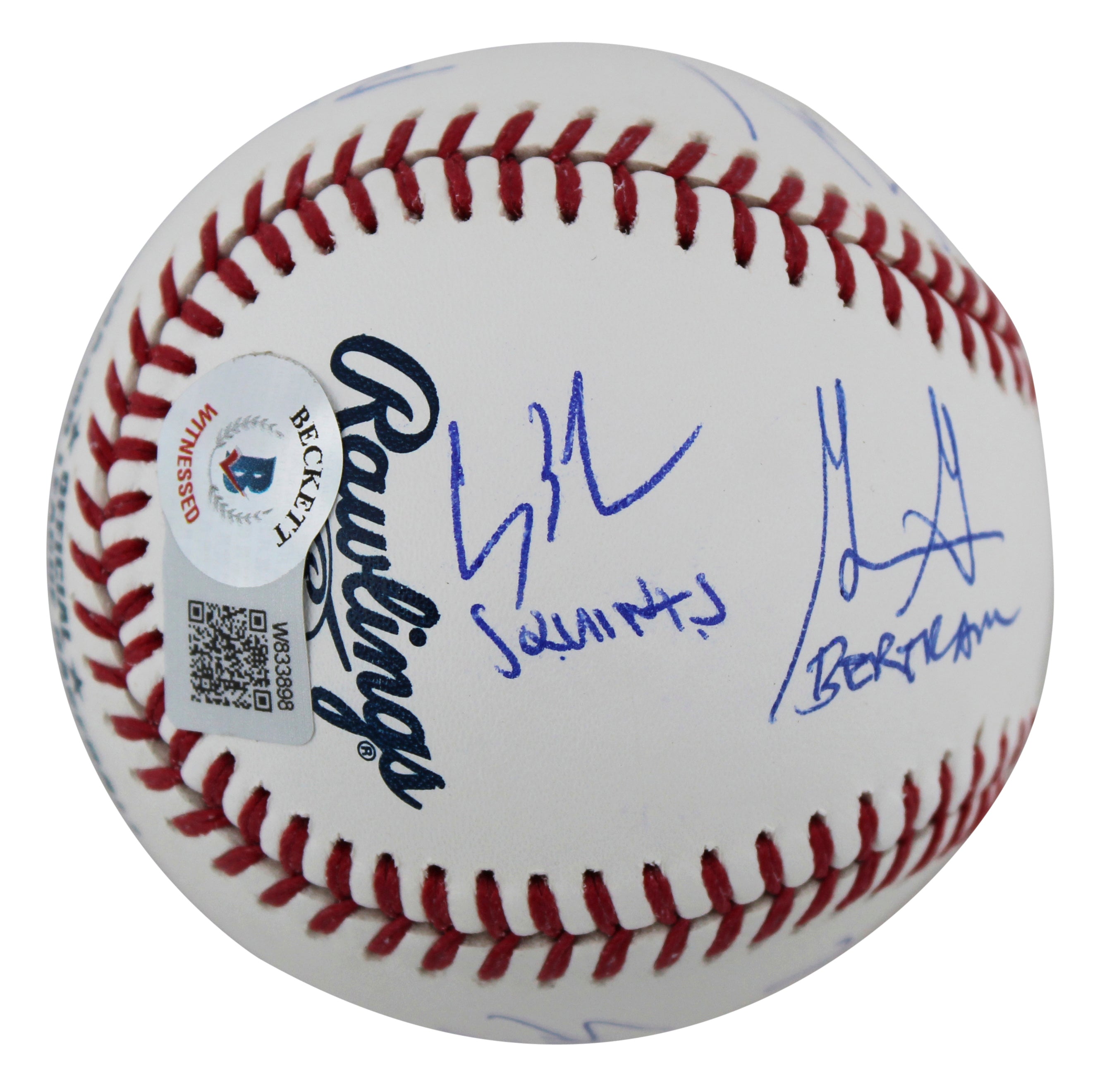 Sandlot (8) Guiry, Leopardi, Renna +5 Signed Sandlot Baseball w/ Character BAS
