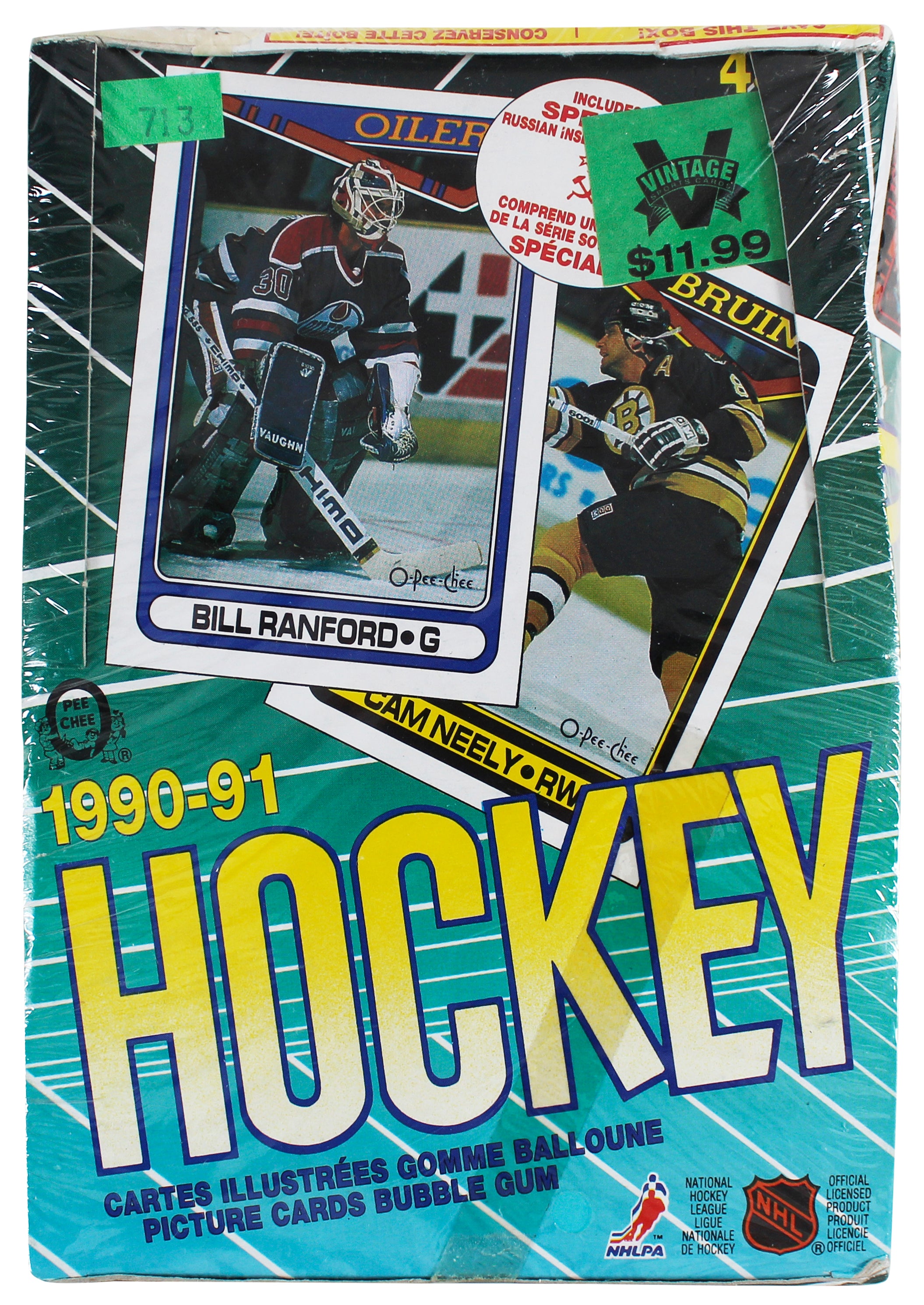 1990 O-Pee-Chee National Hockey League Factory Sealed Trading Card Box
