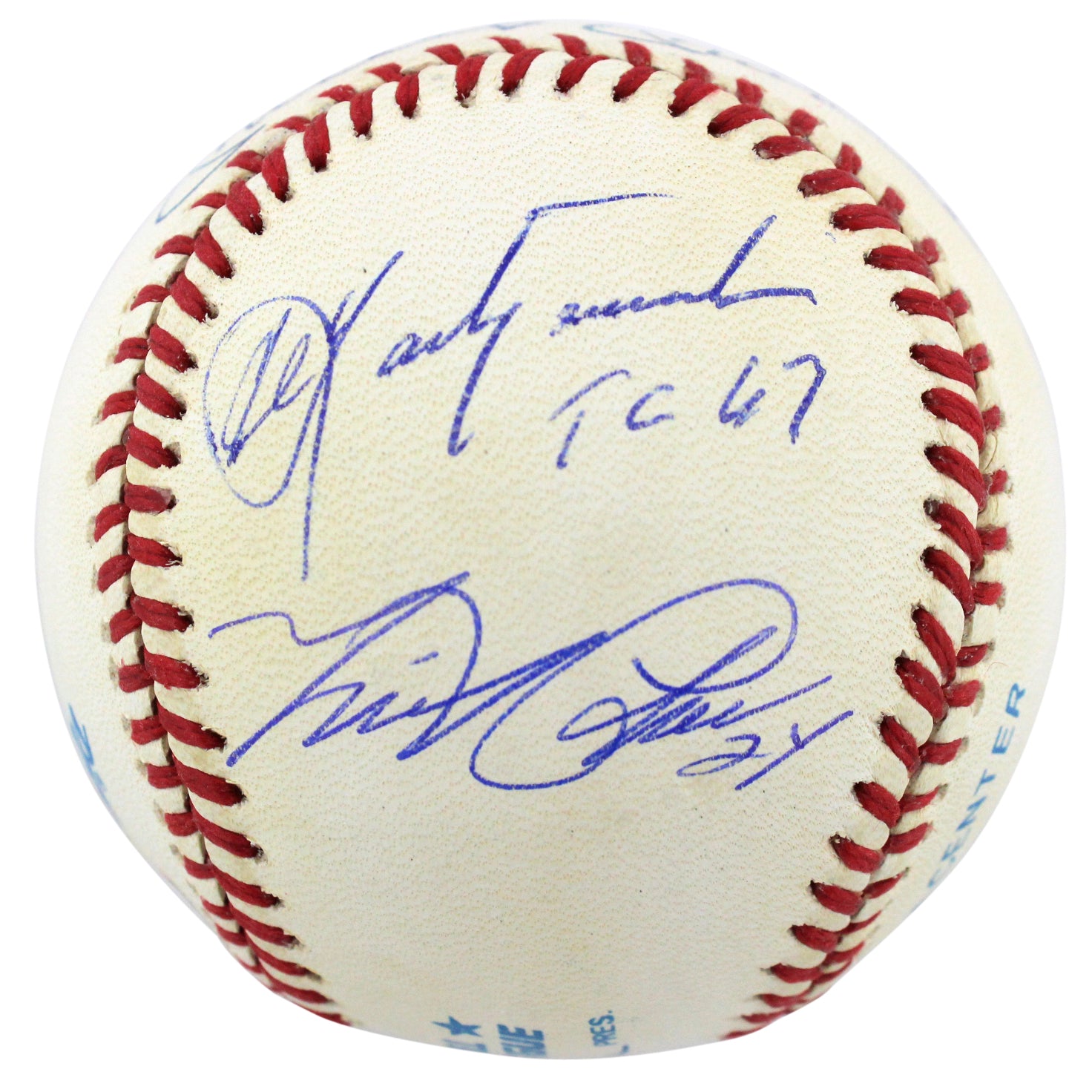Triple Crown Winners (5) Mantle, Williams +3 Signed Oal Baseball BAS #A57024
