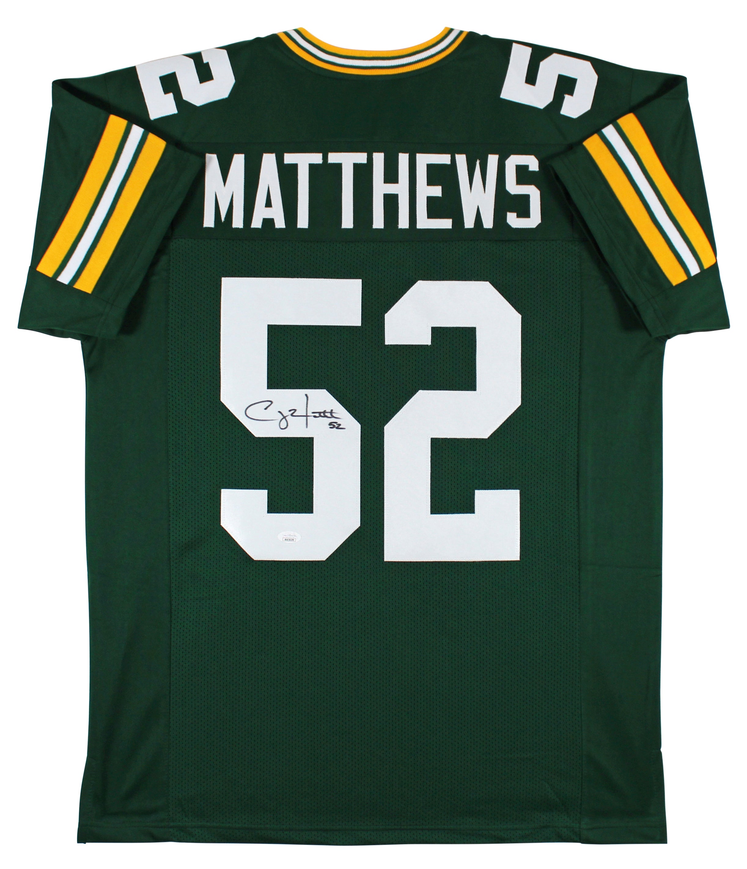 Clay Matthews III Authentic Signed Green Pro Style Jersey Autographed JSA