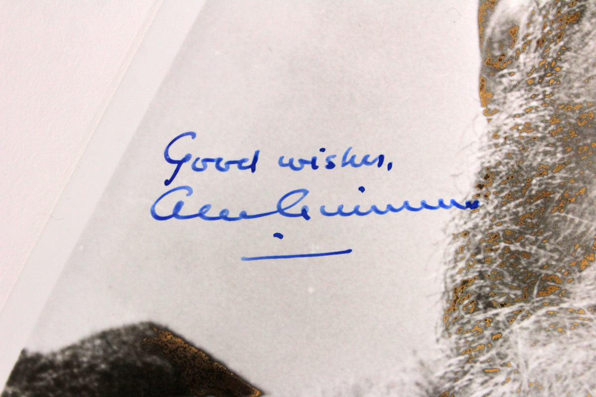 Alec Guinness Star Wars "Good Wishes" Authentic Signed 8x9.75 Photo PSA #Q76283