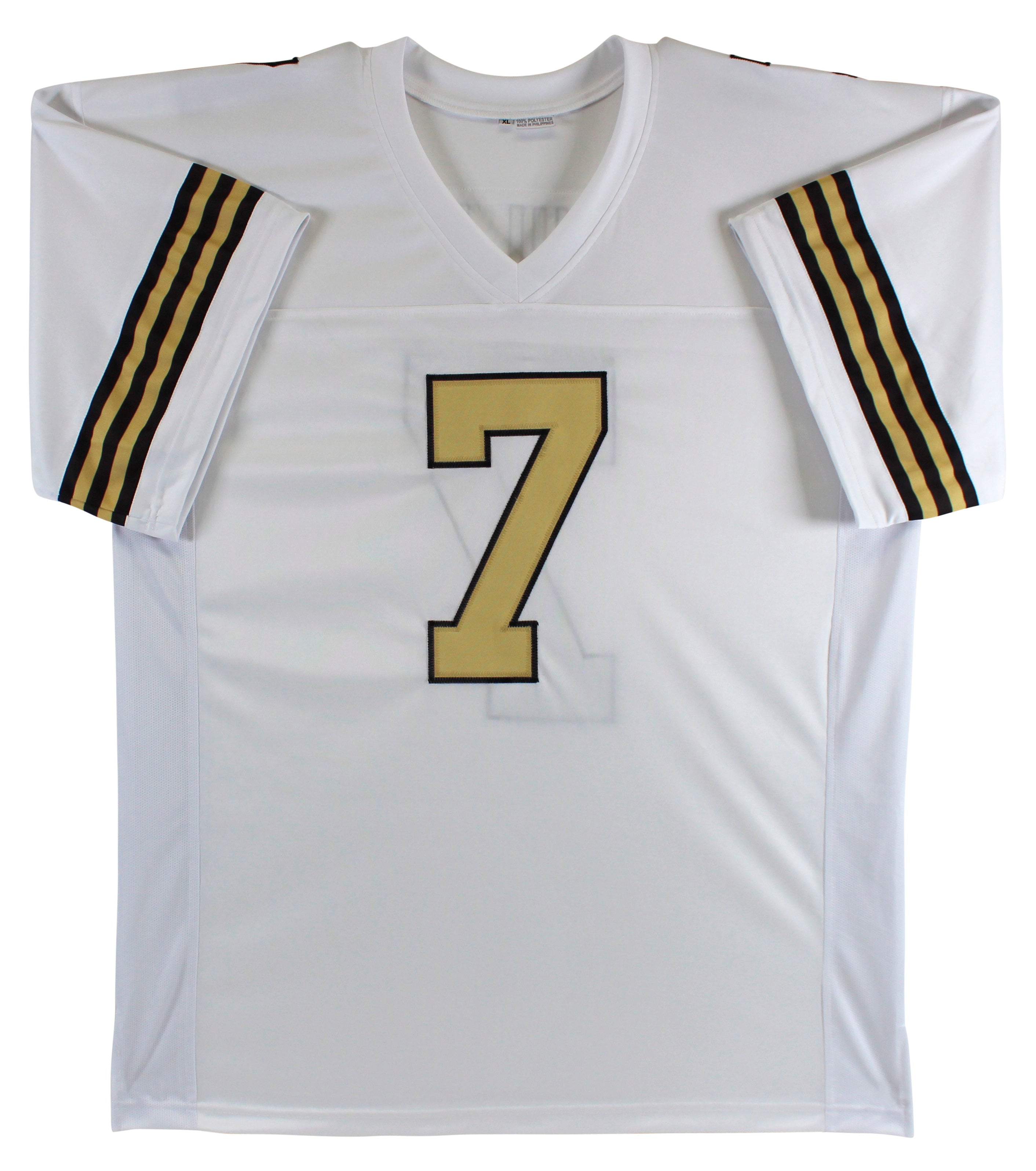 Taysom Hill Authentic Signed White Pro Style Jersey Autographed BAS Witnessed
