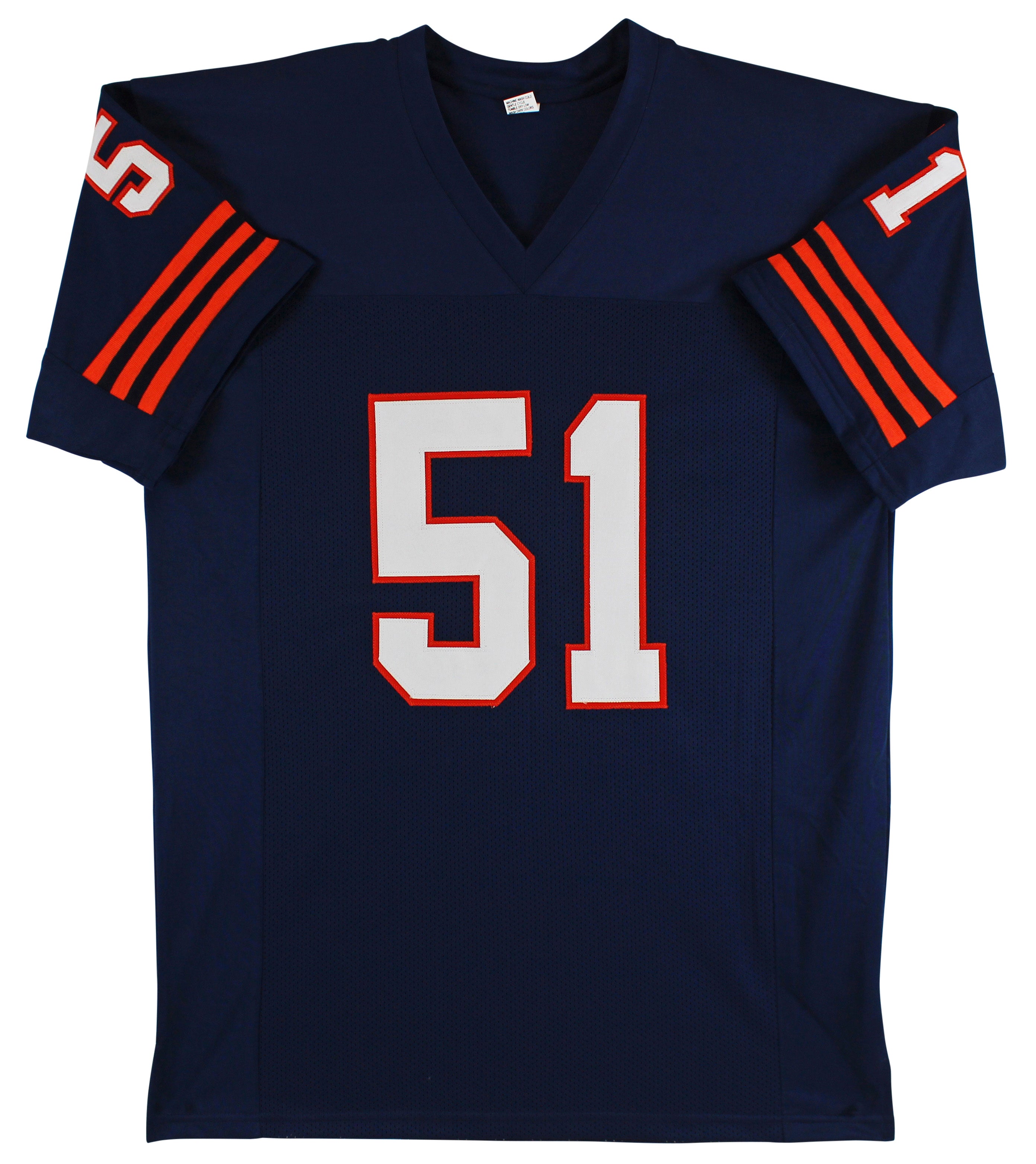 Dick Butkus "HOF 79" Authentic Signed Navy Blue Pro Style Jersey Autographed JSA