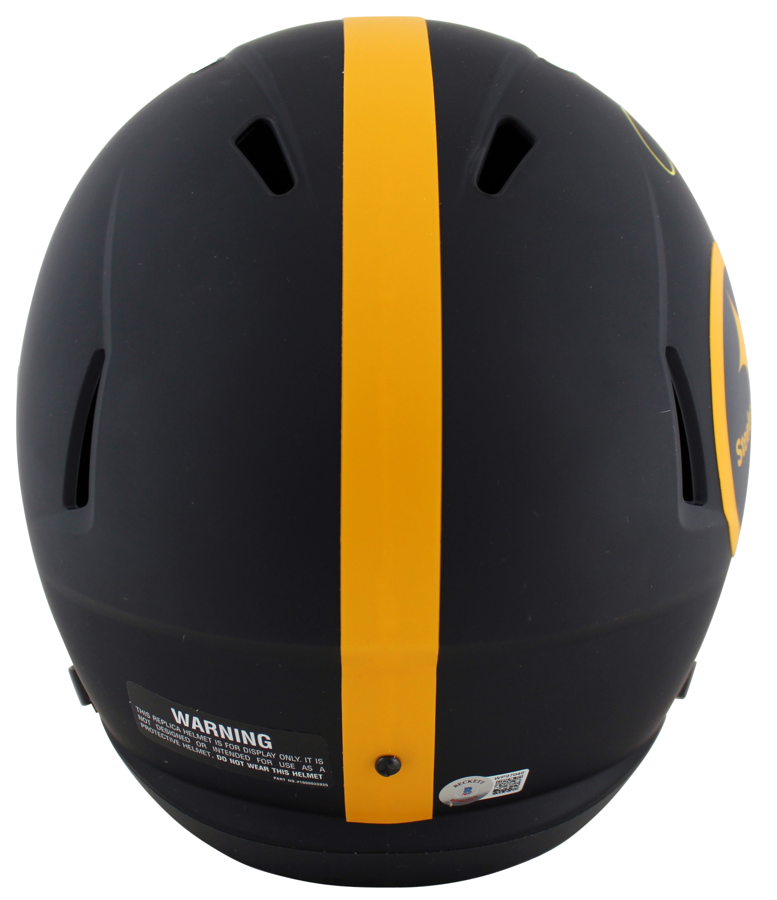 Steelers Chase Claypool Signed Eclipse Full Size Speed Rep Helmet BAS Witnessed