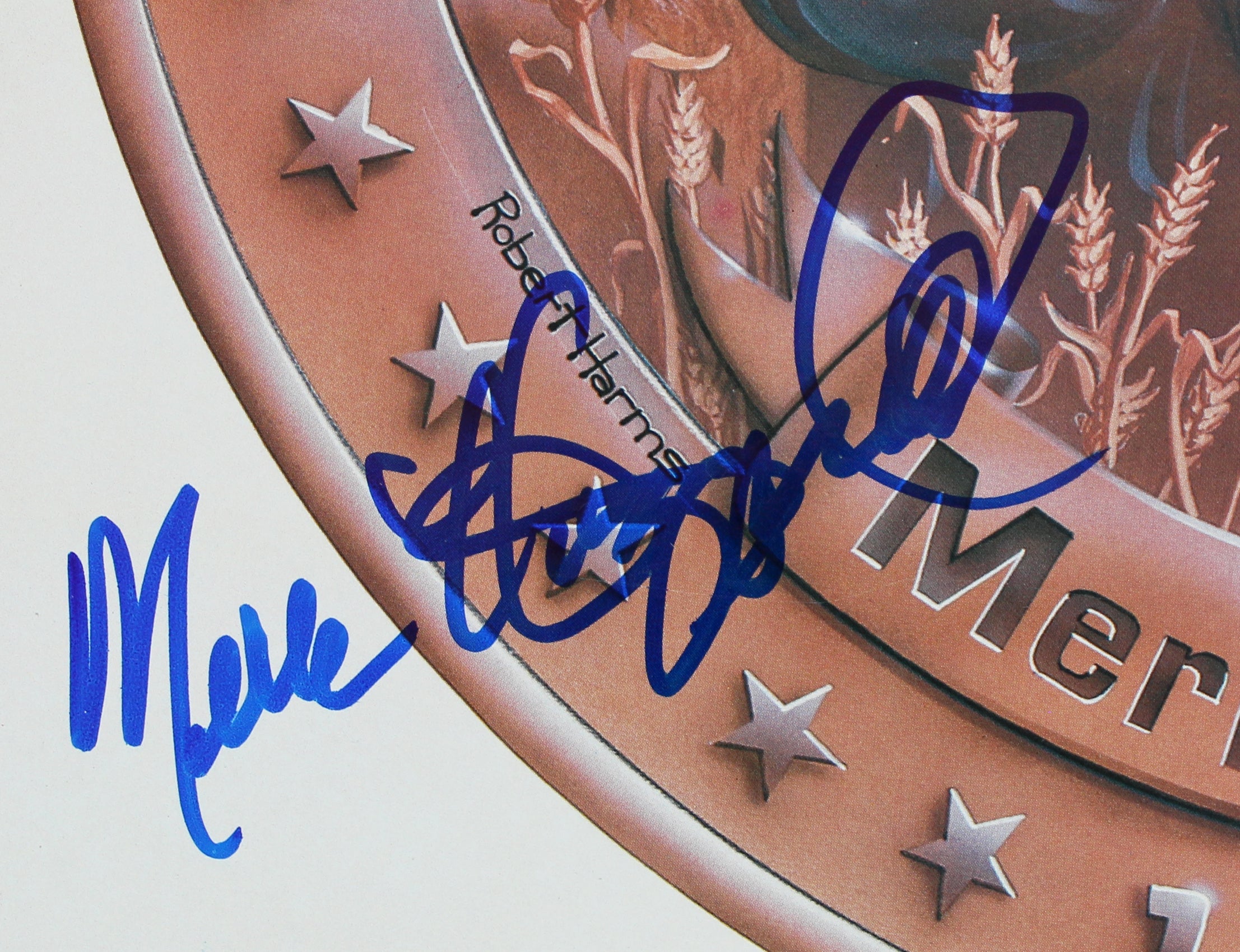 Merle Haggard Authentic Signed Amber Waves Of Grain Album Cover BAS #BG90675