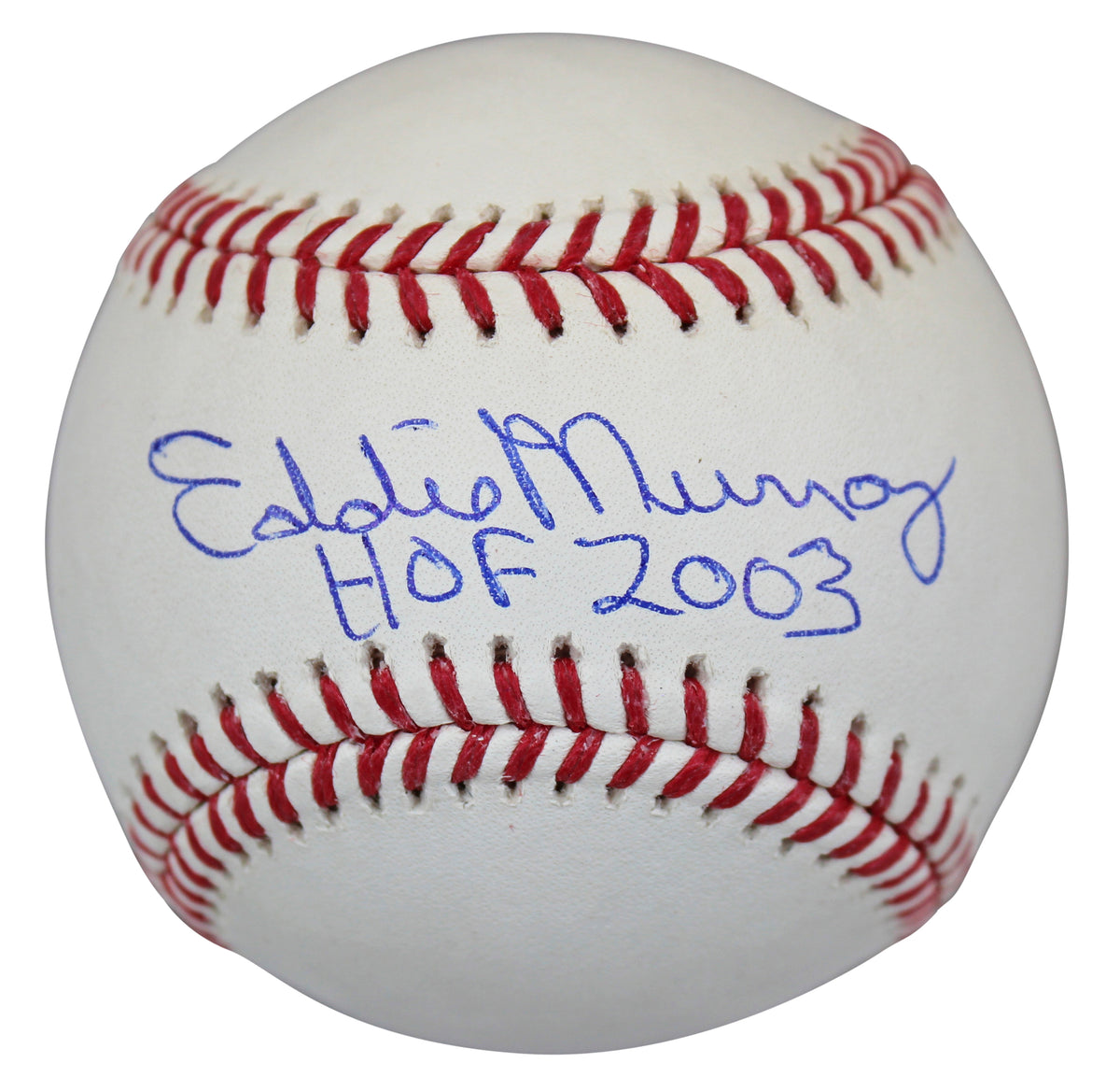 Orioles Eddie Murray "HOF 2003" Authentic Signed Oml Baseball BAS Witnessed