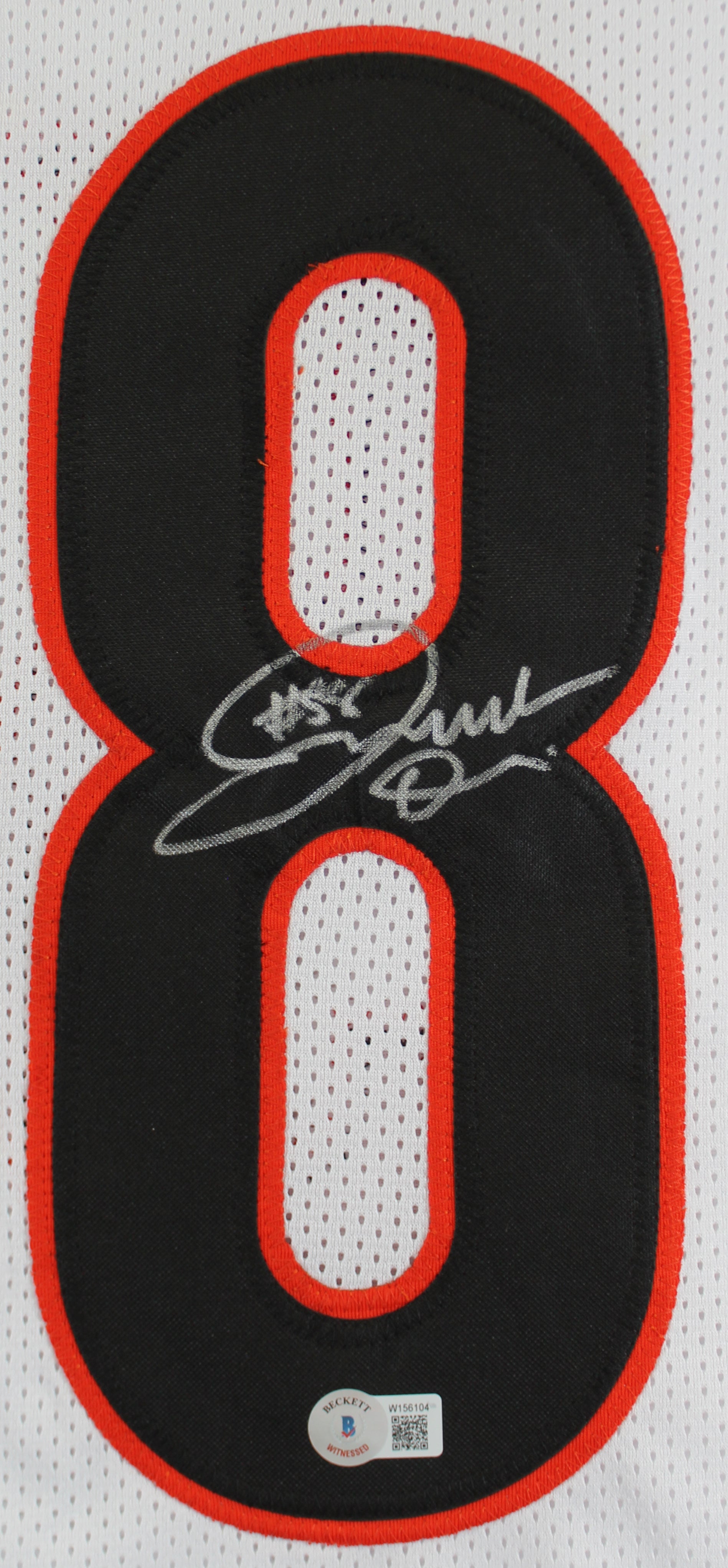 Joseph Ossai Authentic Signed White Pro Style Jersey Autographed BAS Witnessed