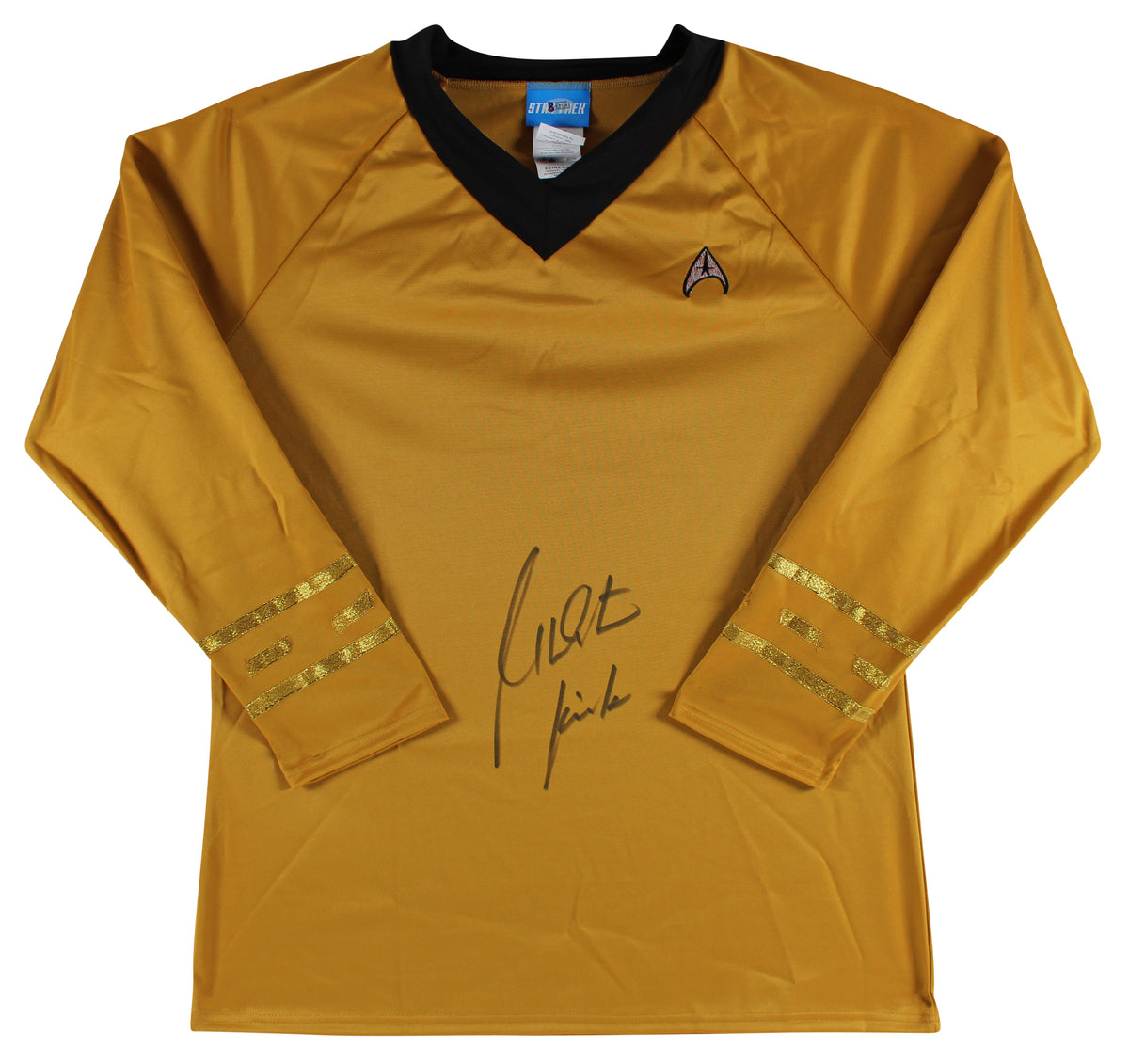 William Shatner Star Trek "Kirk" Authentic Signed Uniform Shirt BAS Witnessed
