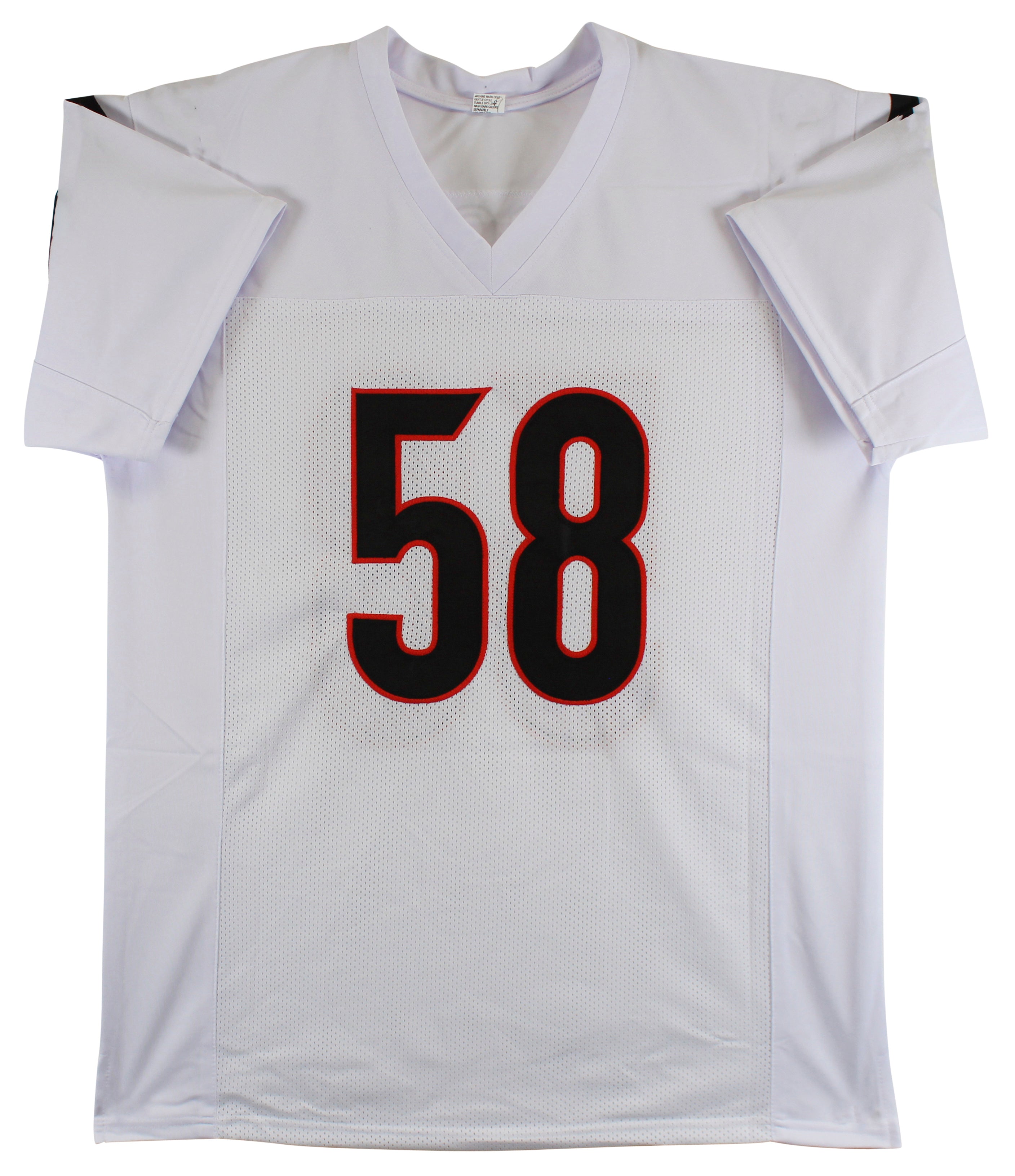 Joseph Ossai Authentic Signed White Pro Style Jersey Autographed BAS Witnessed