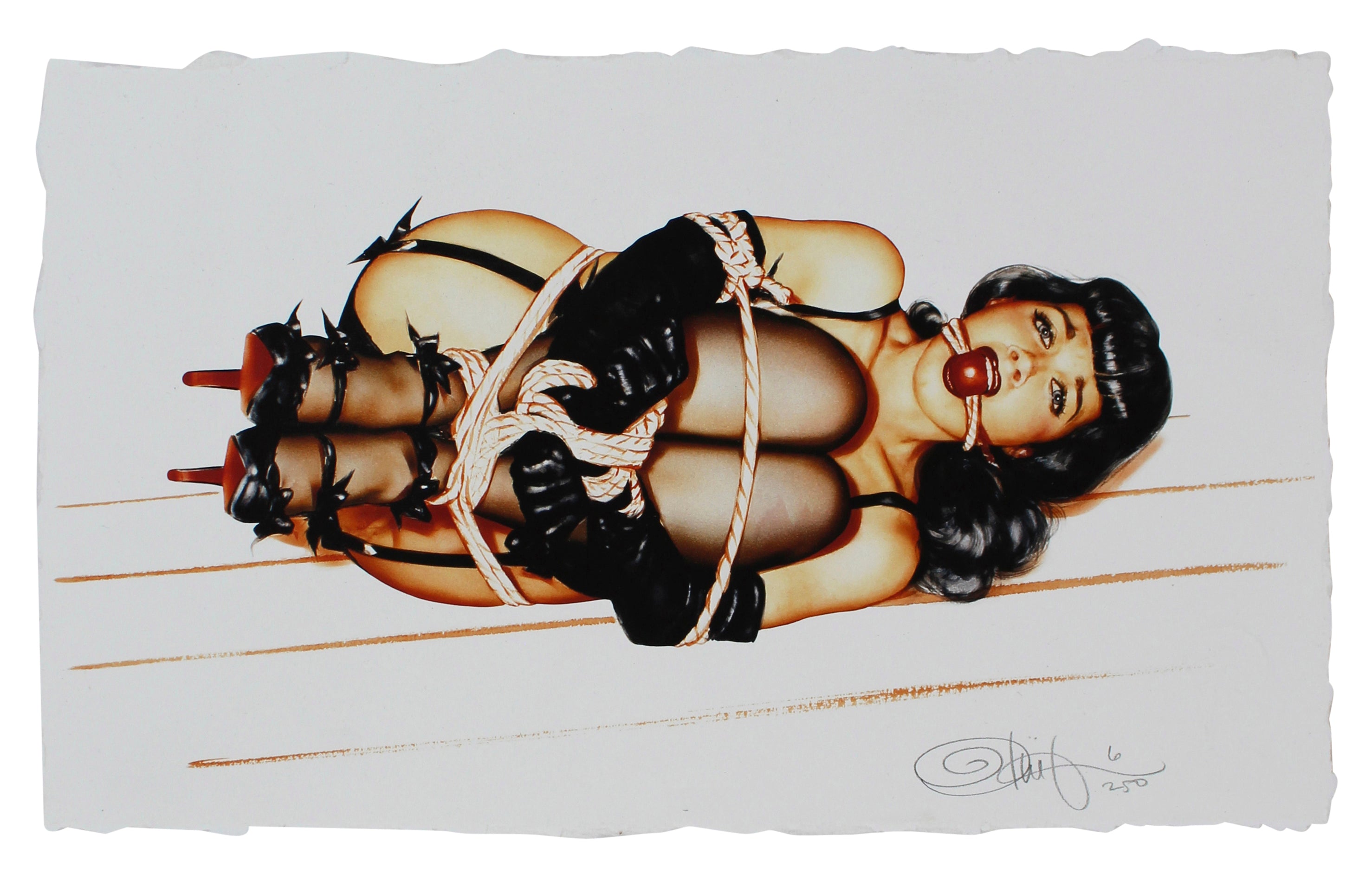 Olivia De Berardinis Signed 9x12 Bettie Talks Lithograph LE #6/250 BAS #BA74087