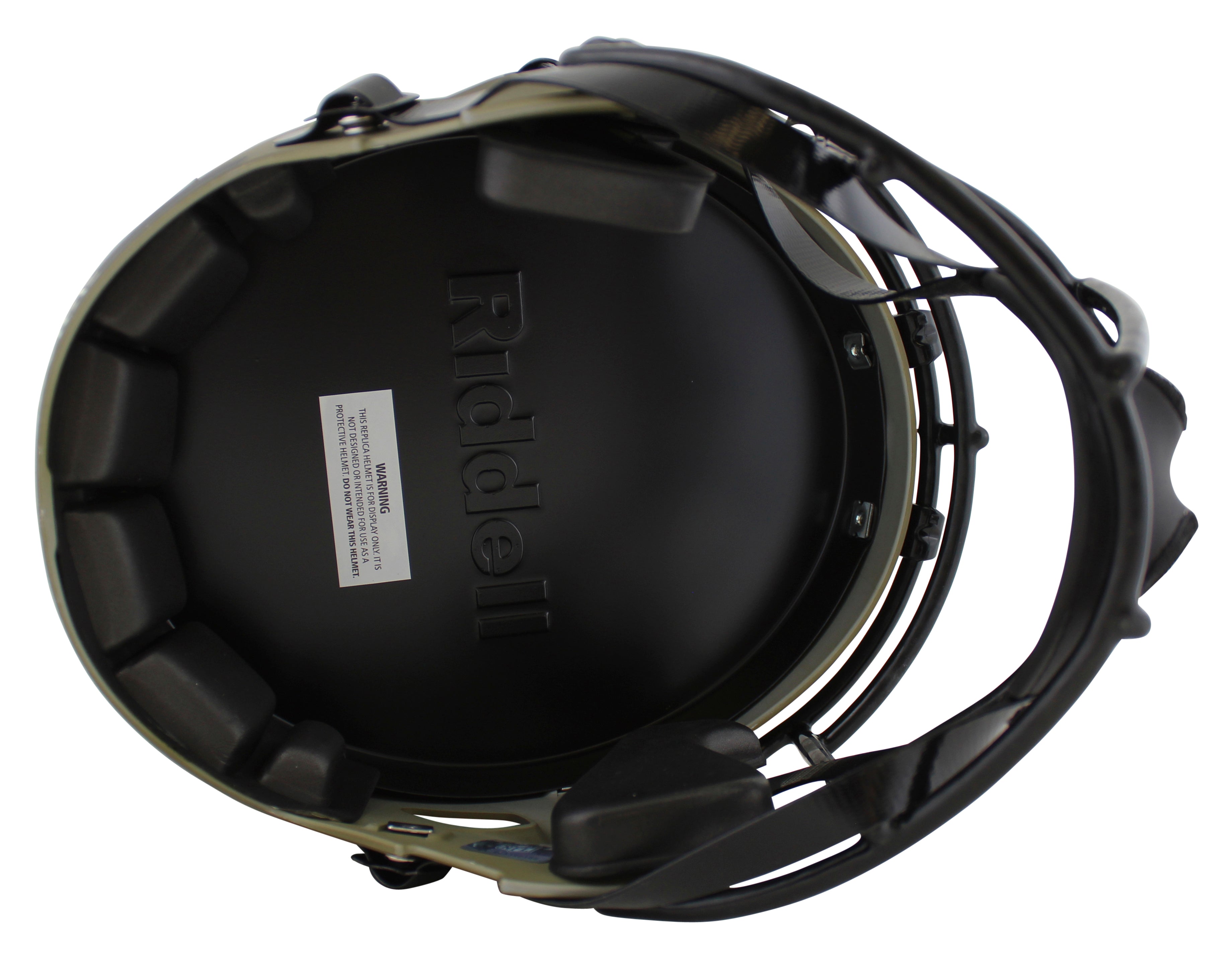 Cowboys Dak Prescott Signed Salute To Service Full Size Speed Rep Helmet BAS Wit