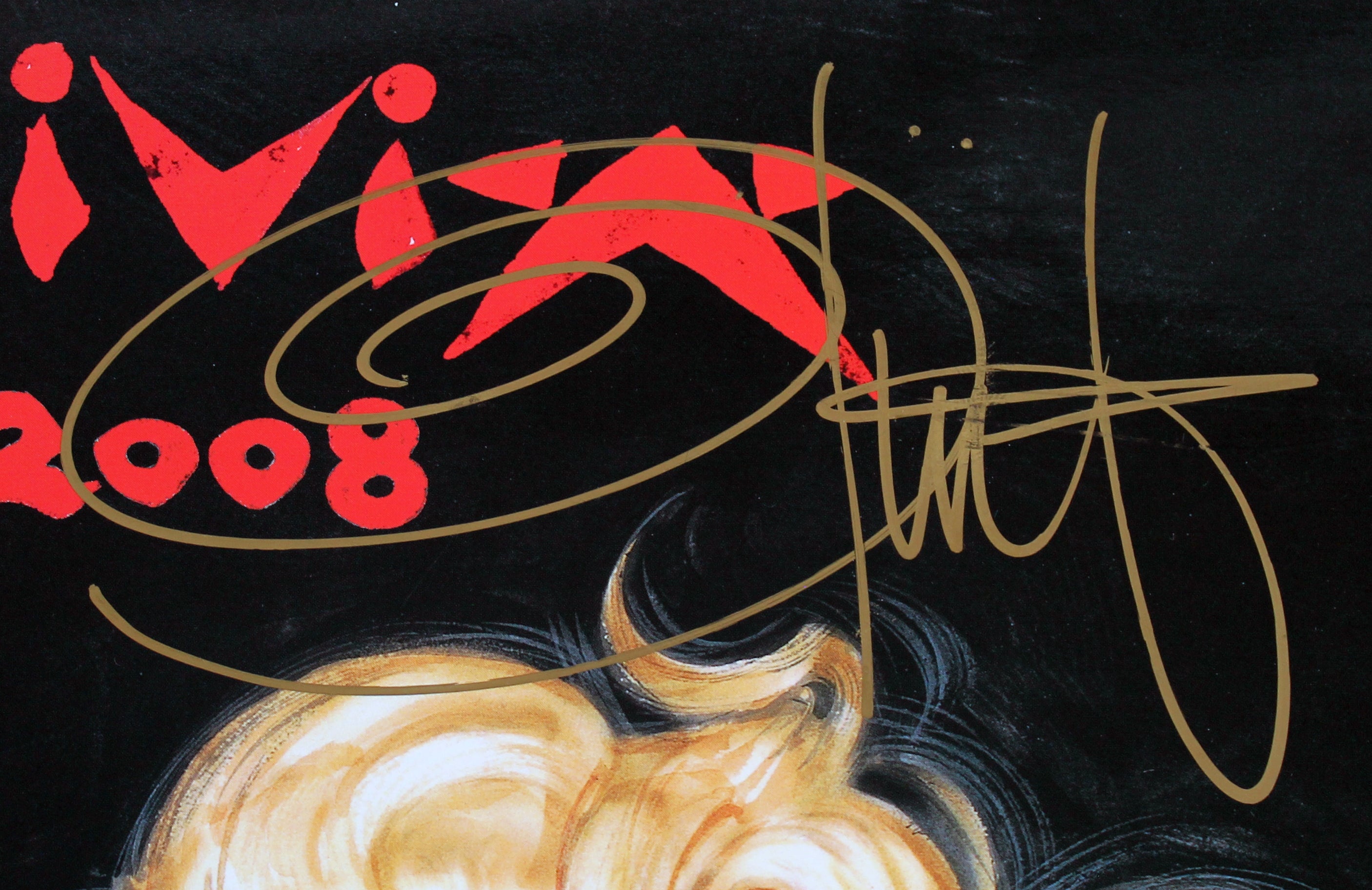 Olivia De Berardinis Authentic Signed 2008 Playboy Art Calendar BAS #BA74073