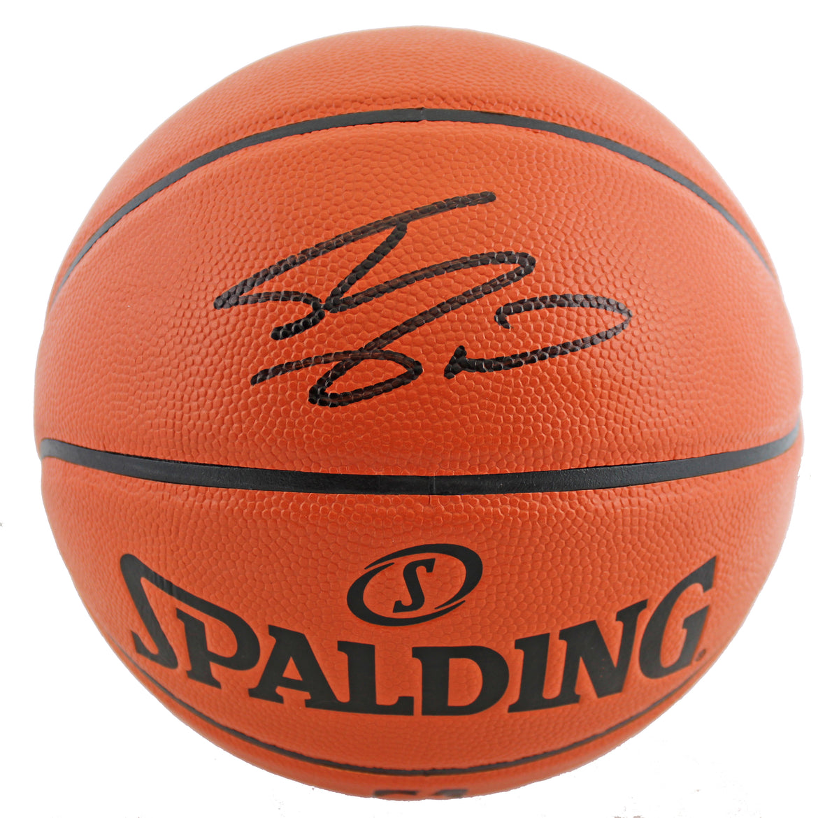 Lakers Shaquille O'Neal Signed Game Ball Series Basketball w/ Black SIg BAS