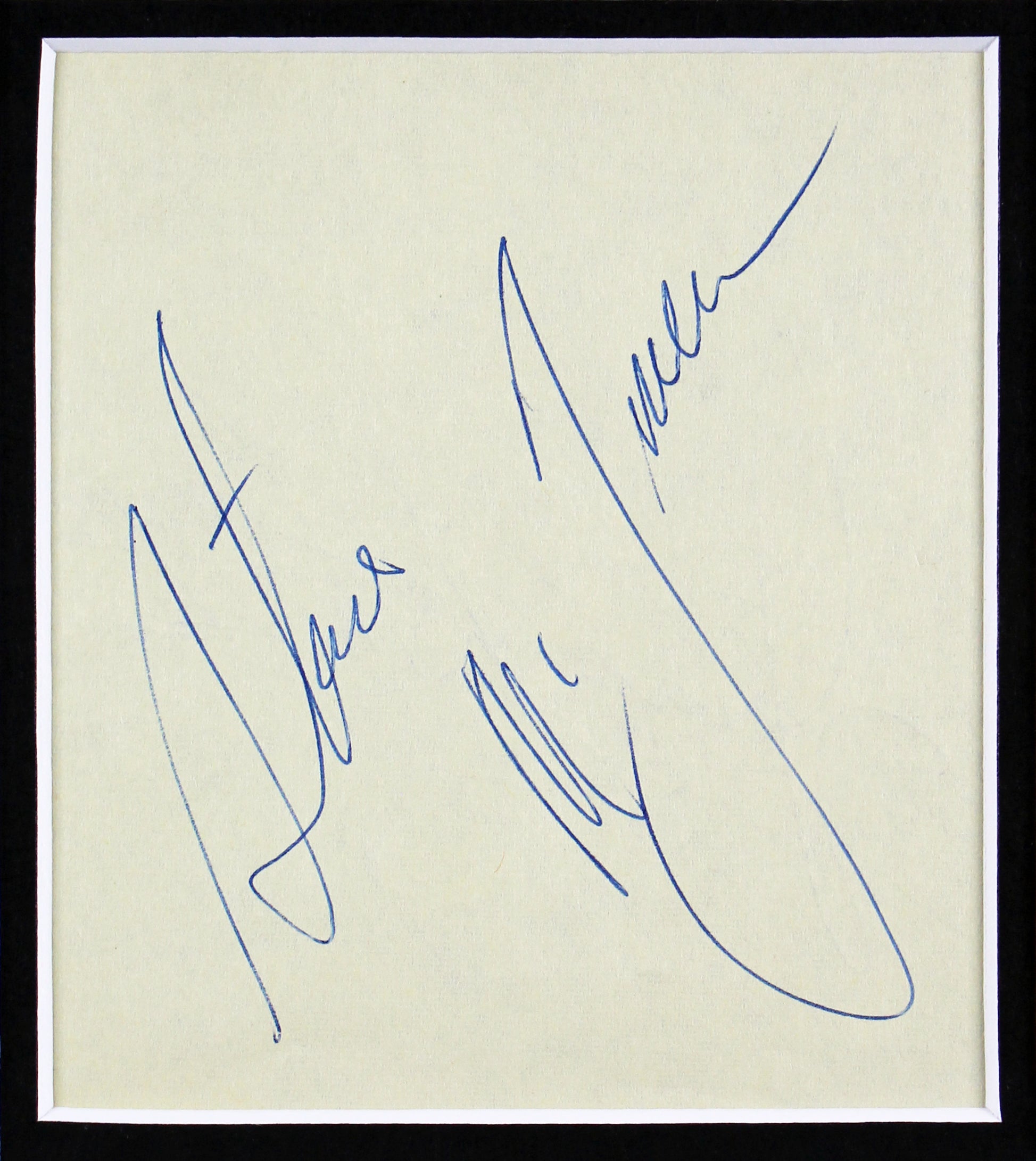 Steve McQueen Authentic Signed 4x4.5 Cut Signature Autographed BAS Slabbed