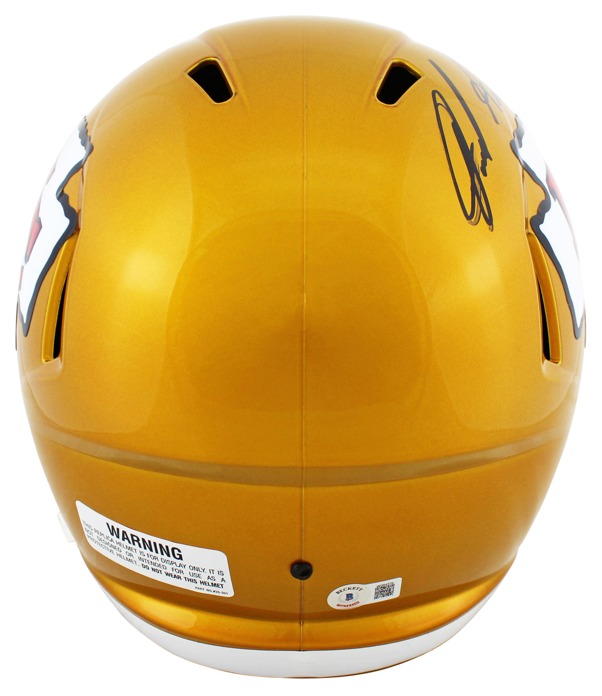 Chiefs Jared Allen Signed Flash Riddell Full Size Speed Rep Helmet BAS Witnessed