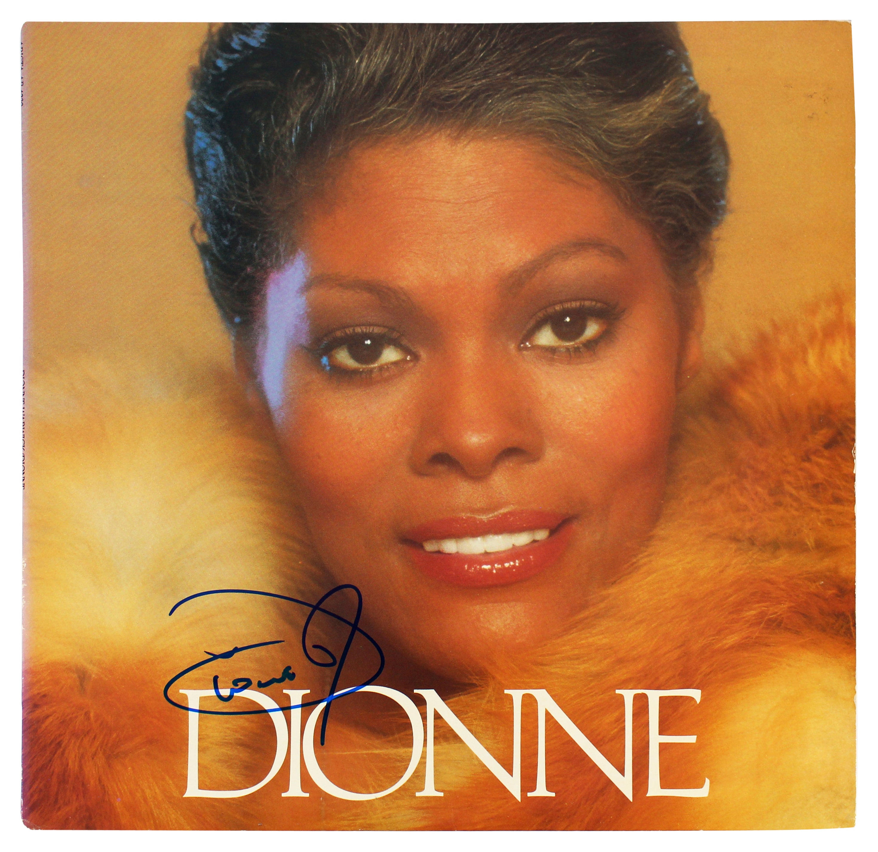 Dionne Warwick Authentic Signed Self Titled Album Cover Autographed BAS #BG83060