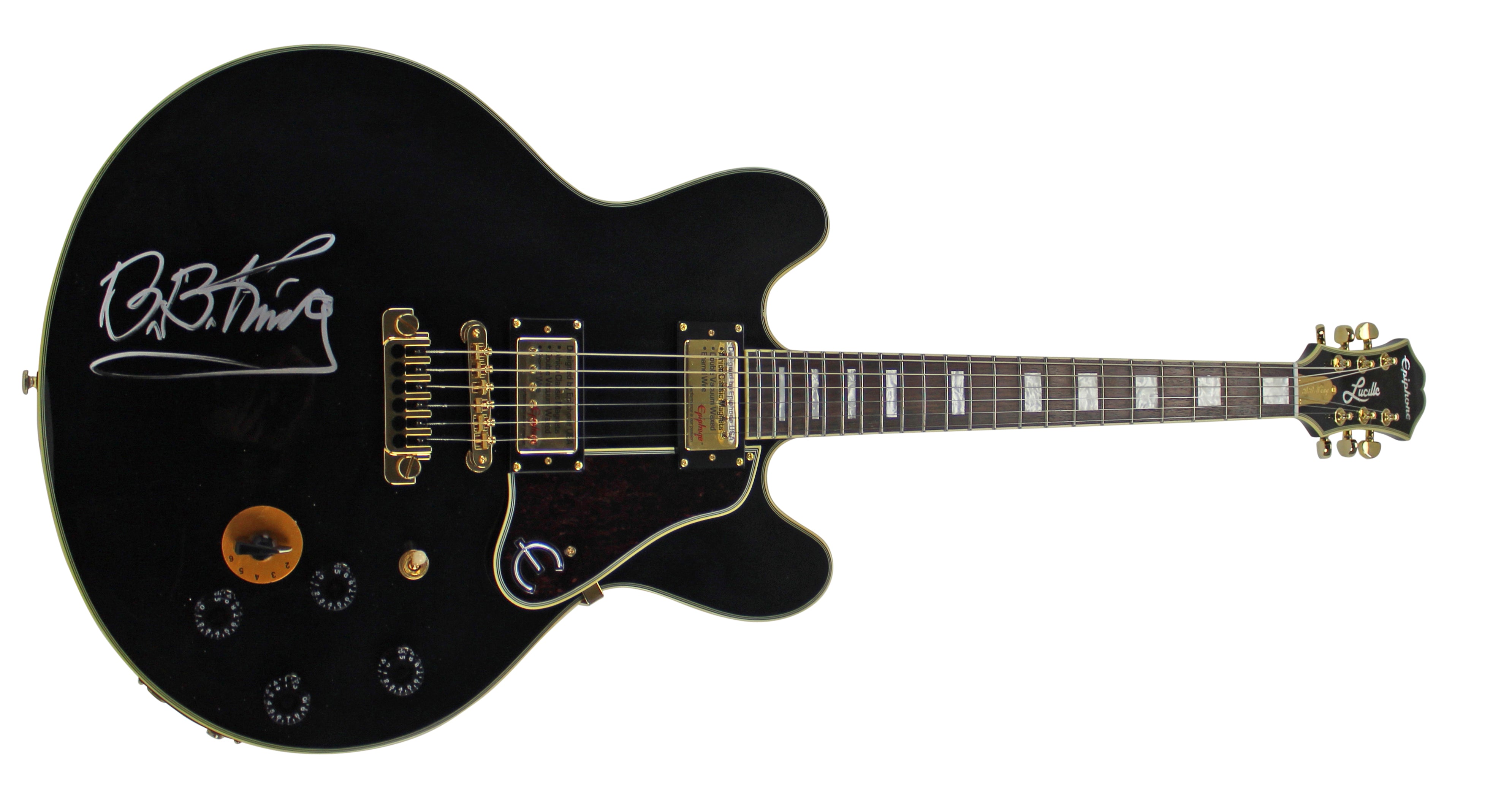 B.B. King Authentic Signed Epiphone Lucille Electric Guitar PSA/DNA #T08139