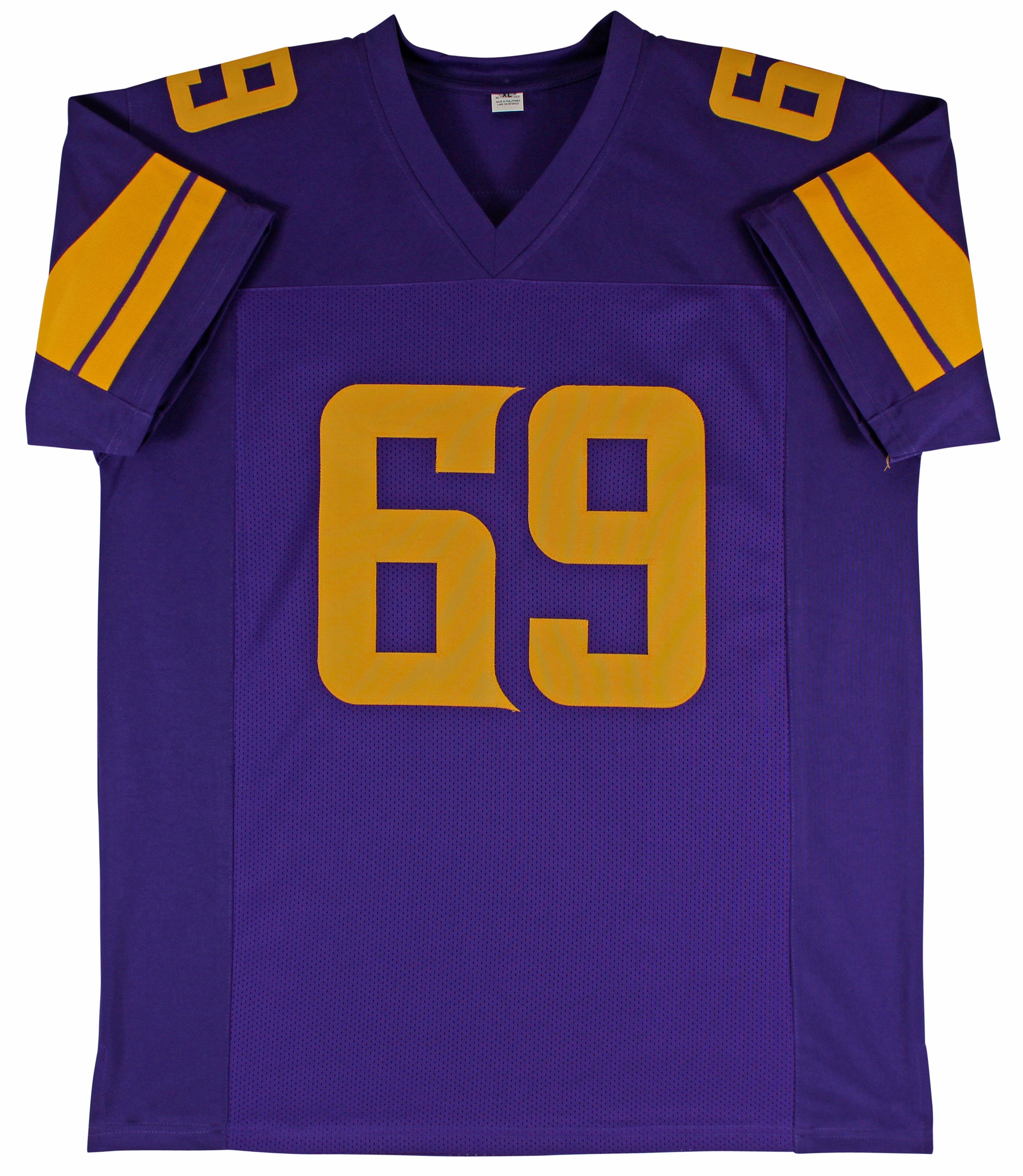 Jared Allen Authentic Signed Purple Color Rush Pro Style Jersey BAS Witnessed