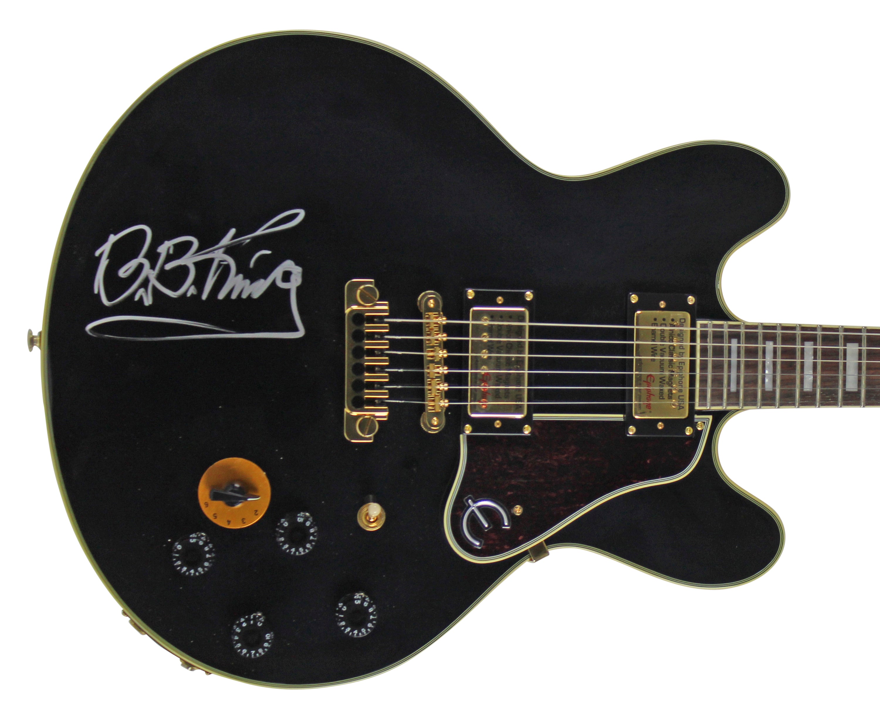B.B. King Authentic Signed Epiphone Lucille Electric Guitar PSA/DNA #T08139