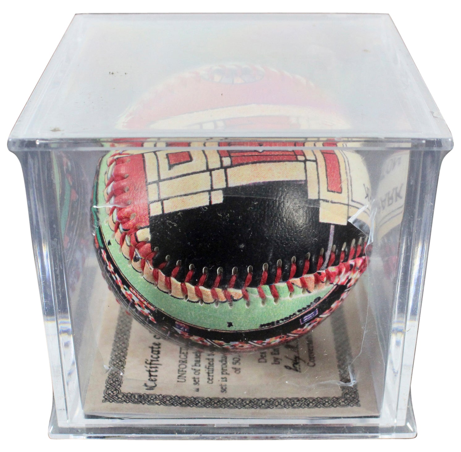 Rangers The Ballpark In Arlington Printed Unforgetaball! Un-signed