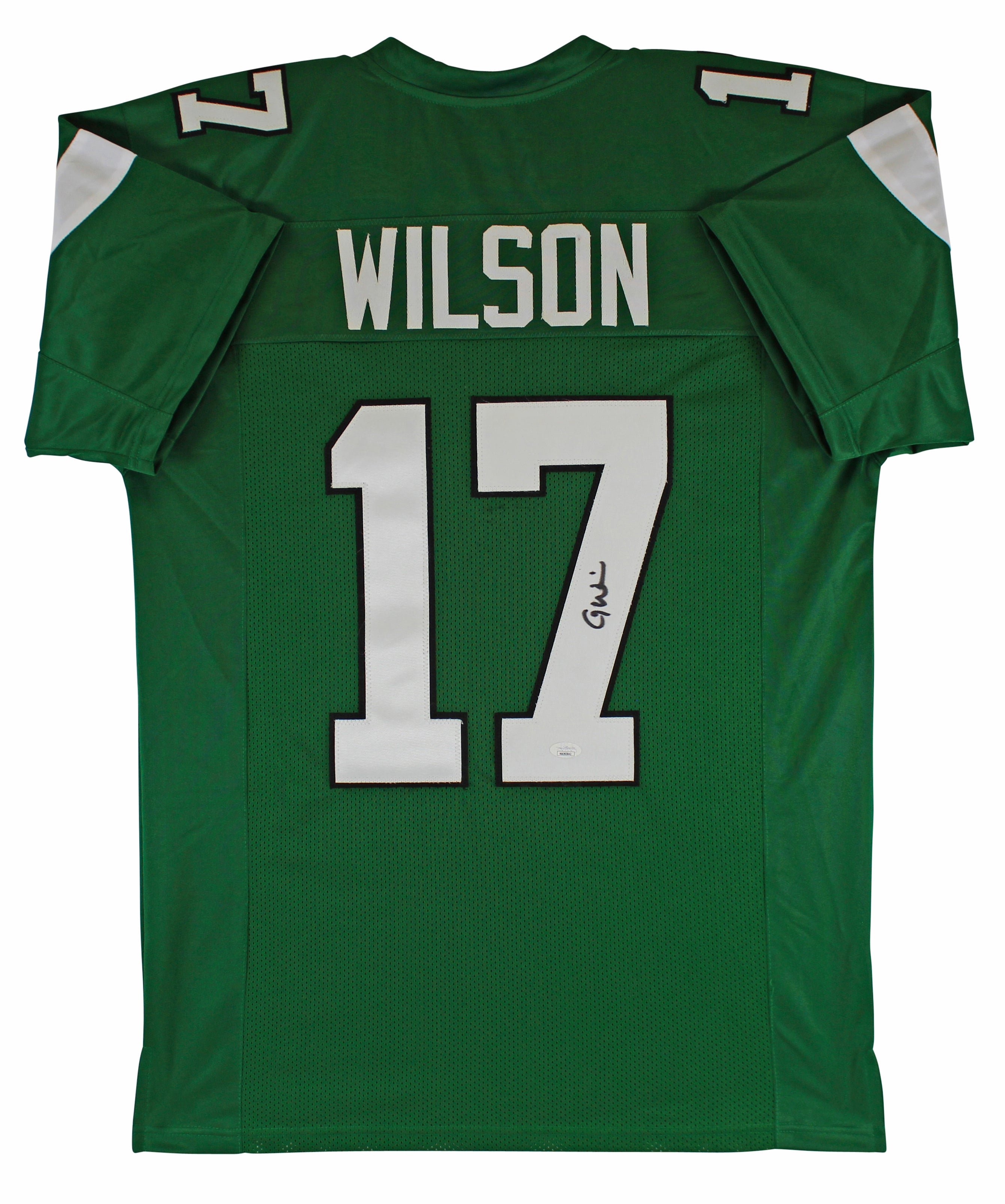 Garrett Wilson Authentic Signed Green Pro Style Jersey Autographed JSA Witness