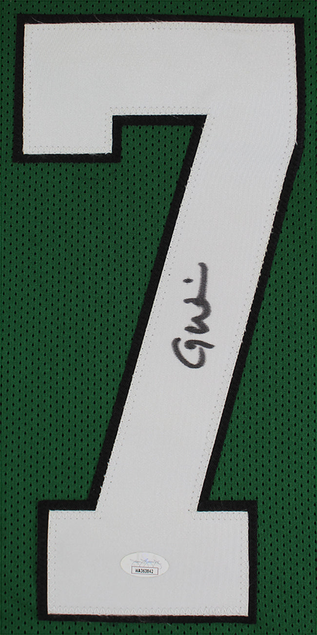 Garrett Wilson Authentic Signed Green Pro Style Jersey Autographed JSA Witness