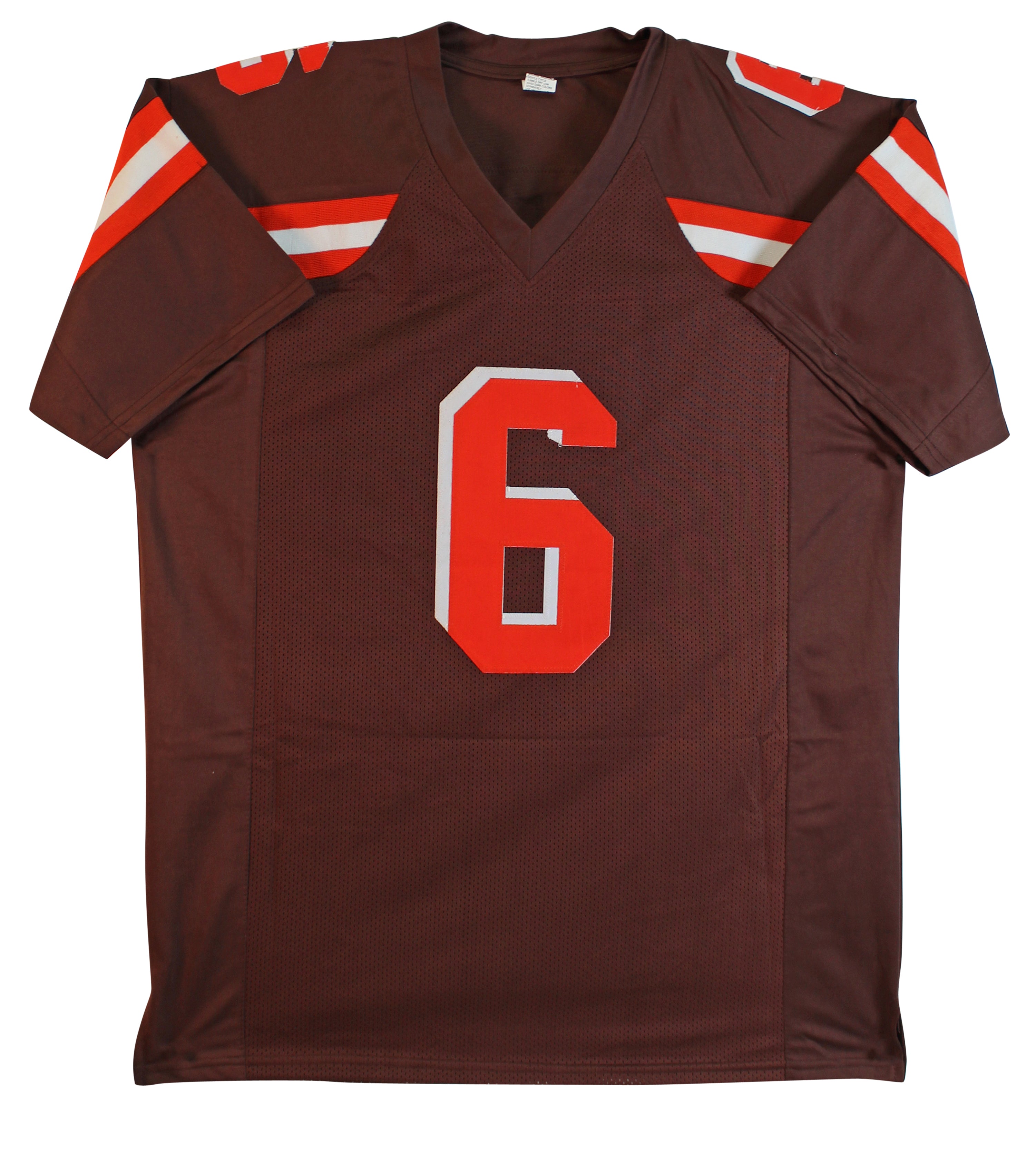 Baker Mayfield Authentic Signed Brown Pro Style Jersey Autographed BAS Witnessed