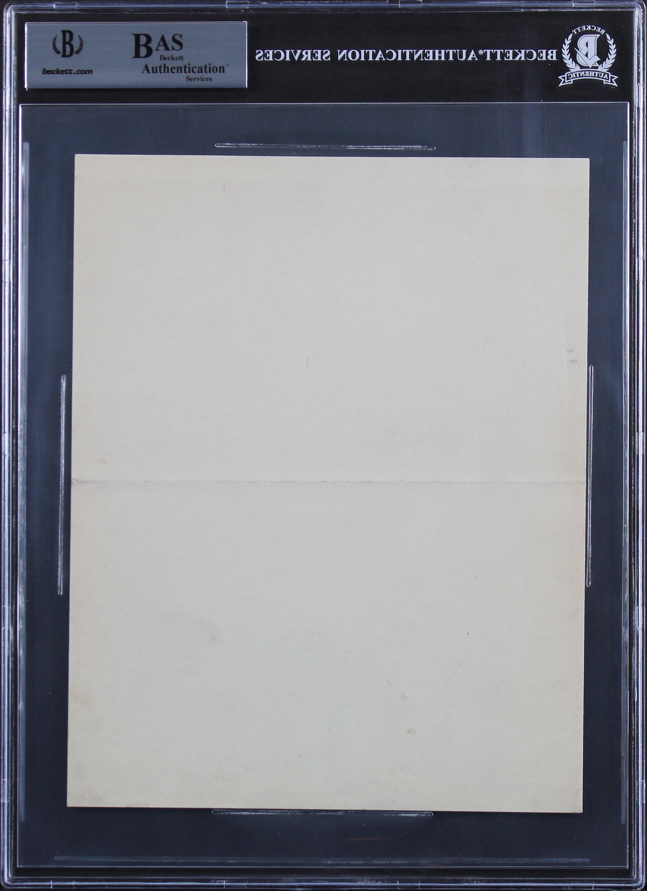 Herbert Hoover Signed 7x8.75 1931 Letter On White House Letterhead BAS Slabbed 1