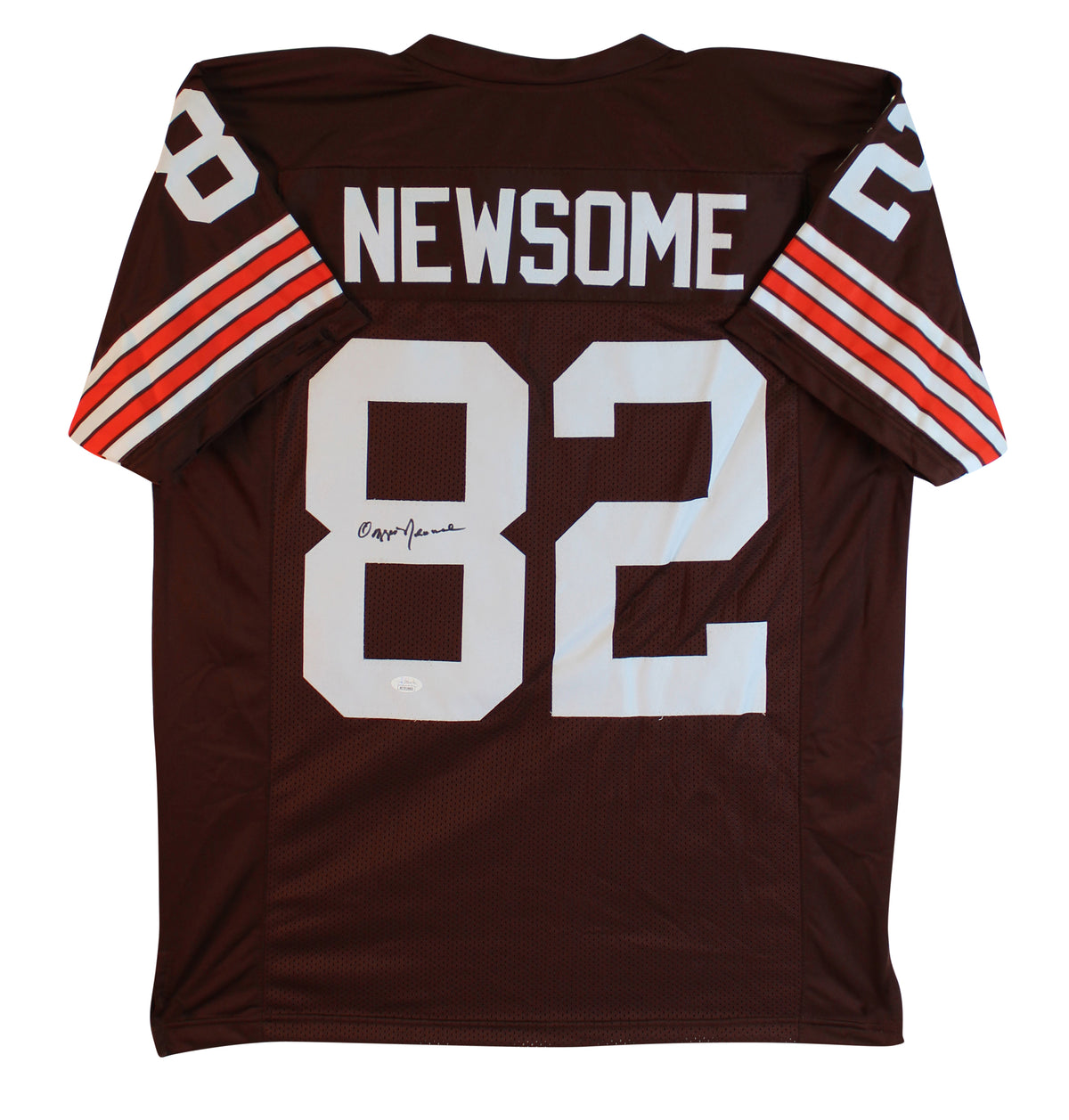Ozzie Newsome Authentic Signed Brown Pro Style Jersey Autographed JSA