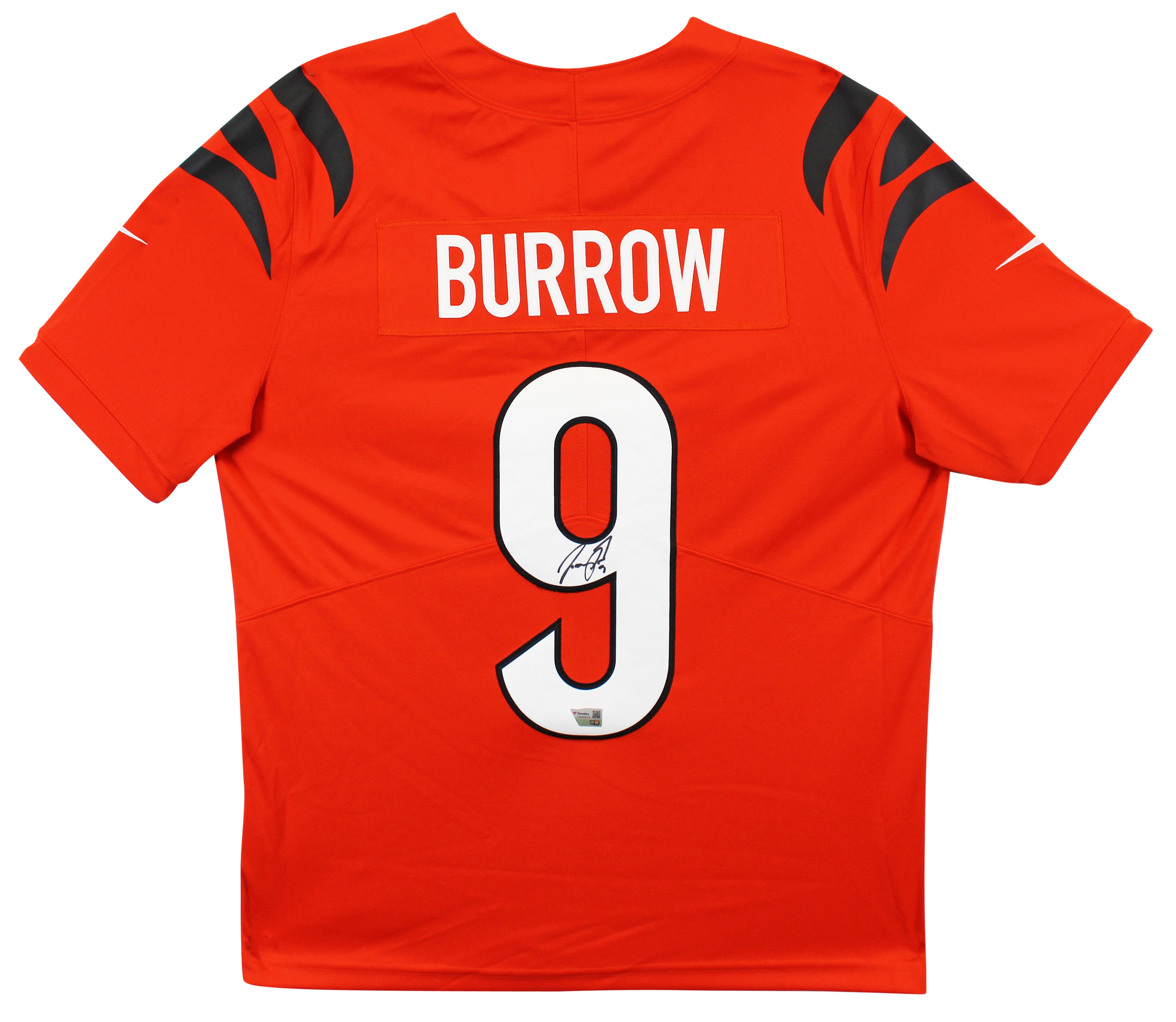 Bengals Joe Burrow Authentic Signed Orange Nike Limited Jersey Fanatics
