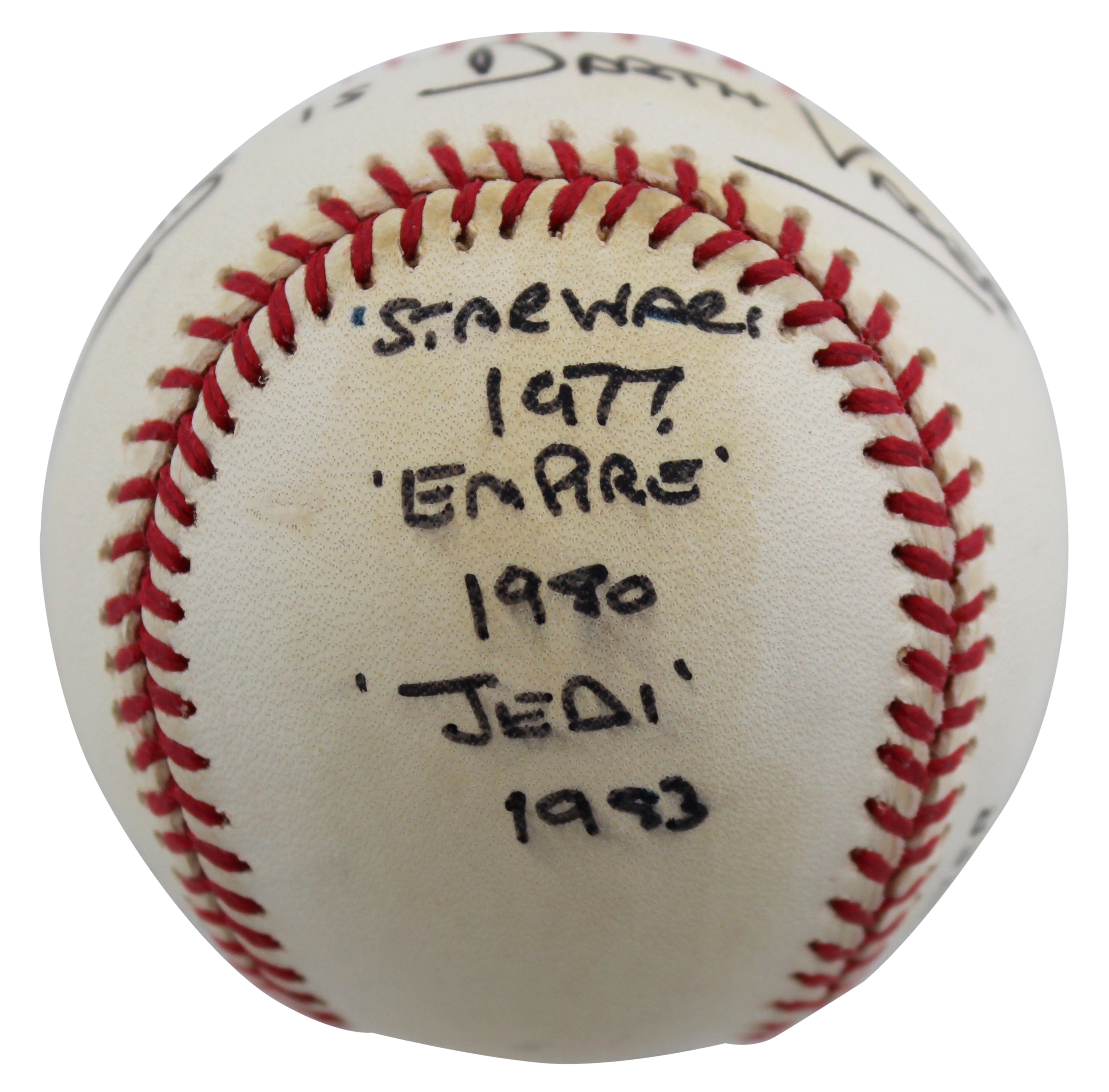 David Prowse Star Wars Multi-Inscribed Signed Coleman Onl Baseball BAS #AA03569