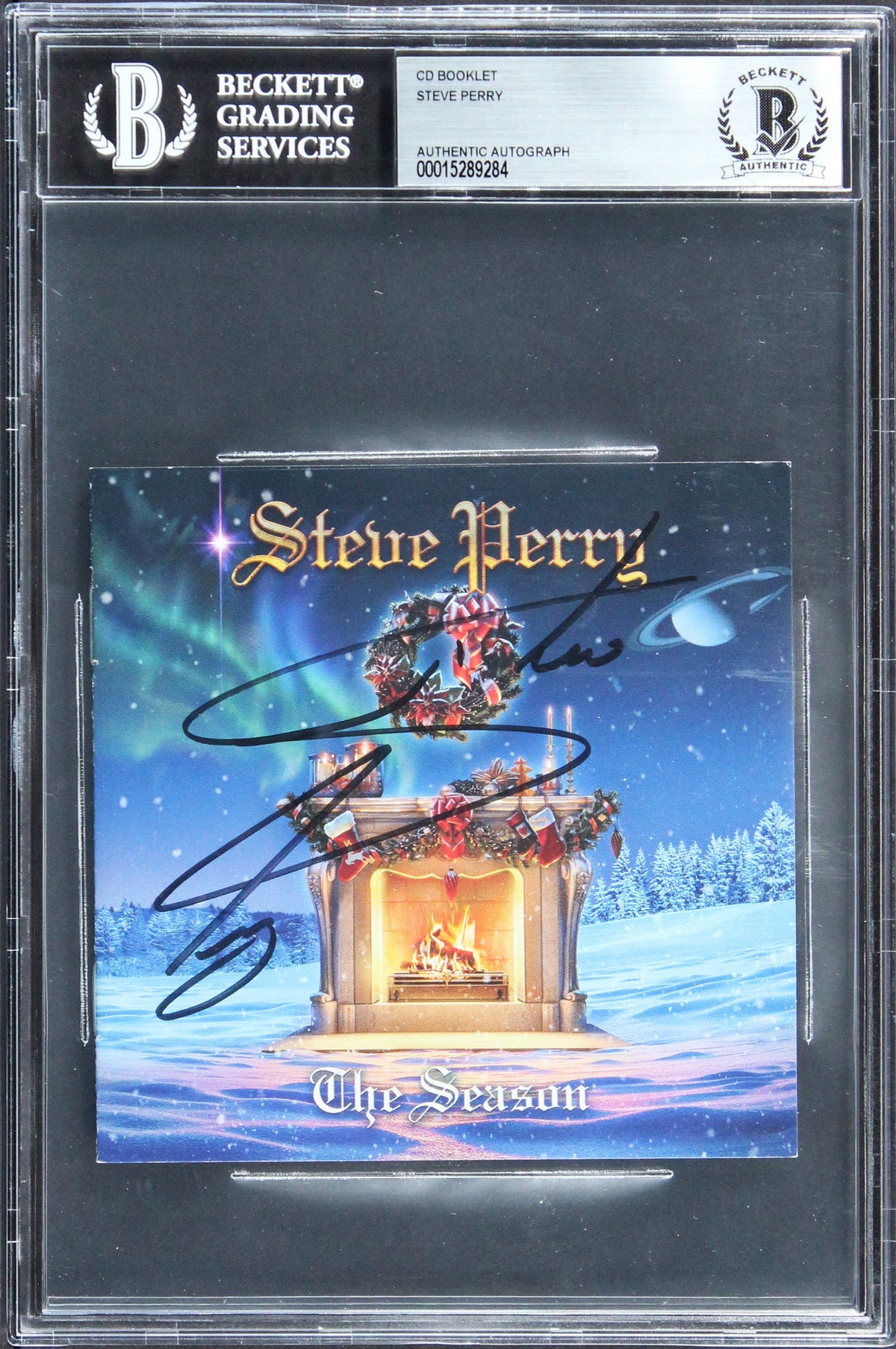 Steve Perry Authentic Signed The Season Cd Cover Autographed BAS Slabbed