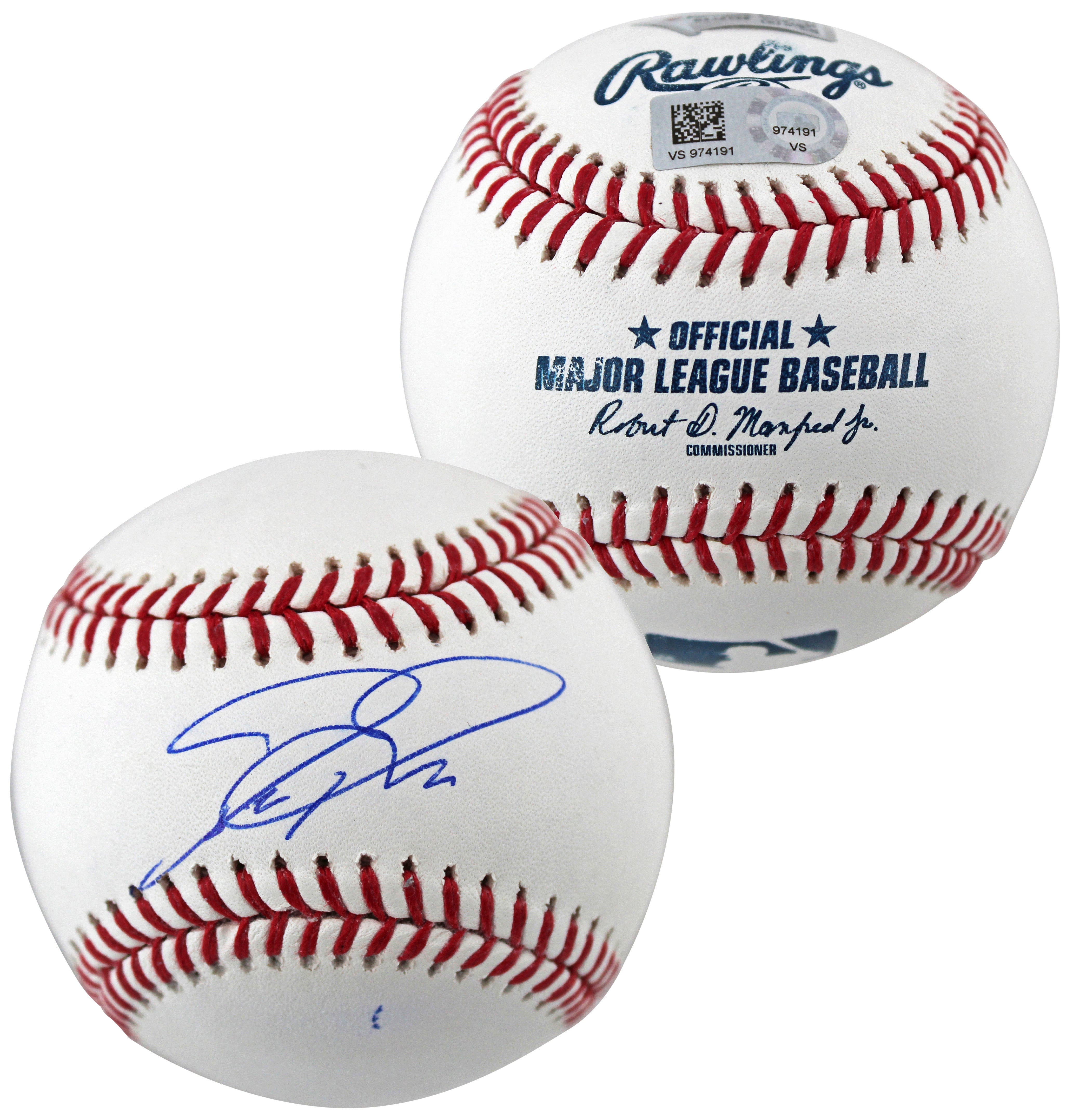 Giants Joc Pederson Authentic Signed Oml Baseball (Damaged) Fanatics #B532135