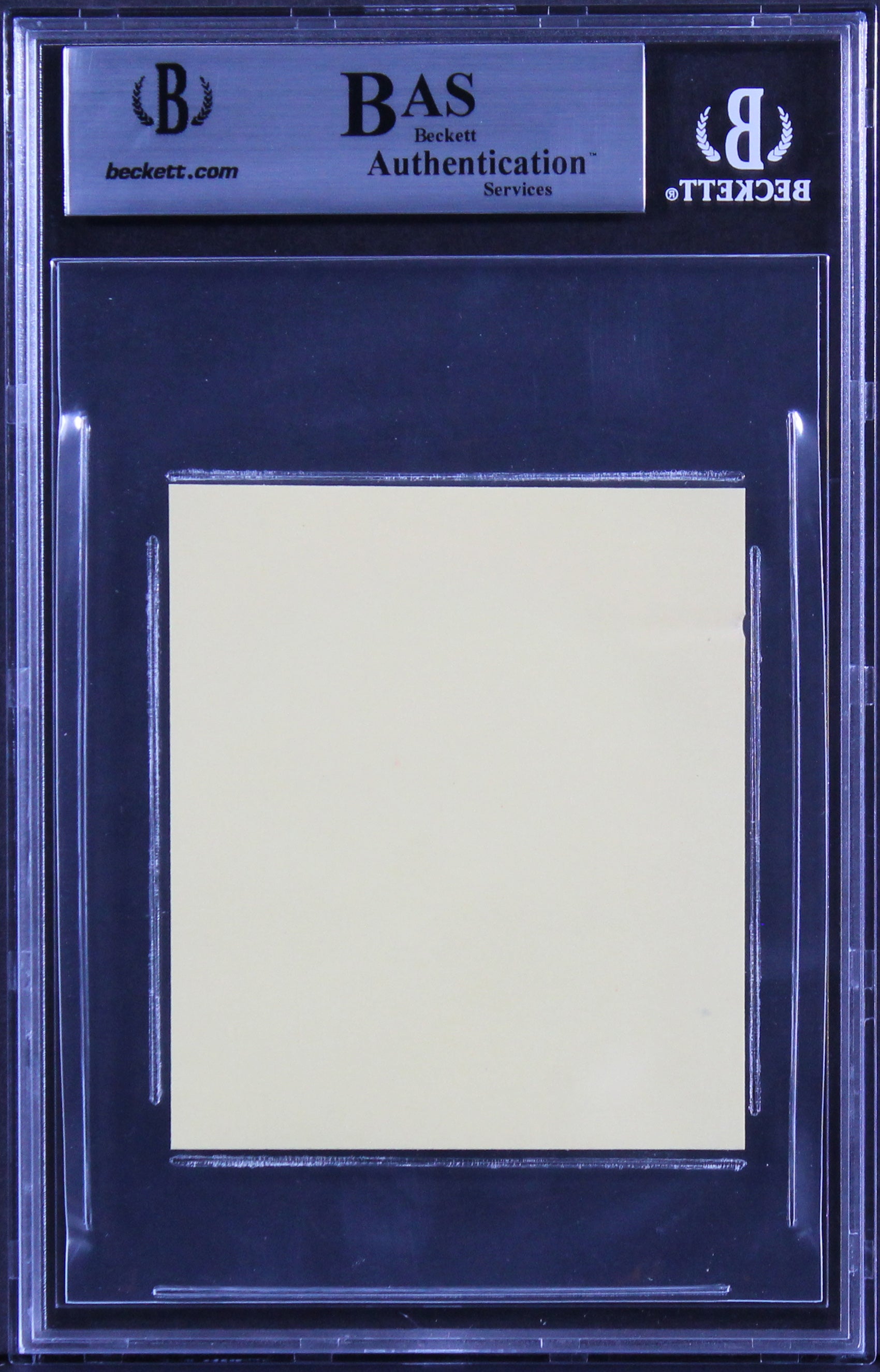 Neil Armstrong Apollo 11 Authentic Signed 3x3.5 Cut Signature BAS Slabbed