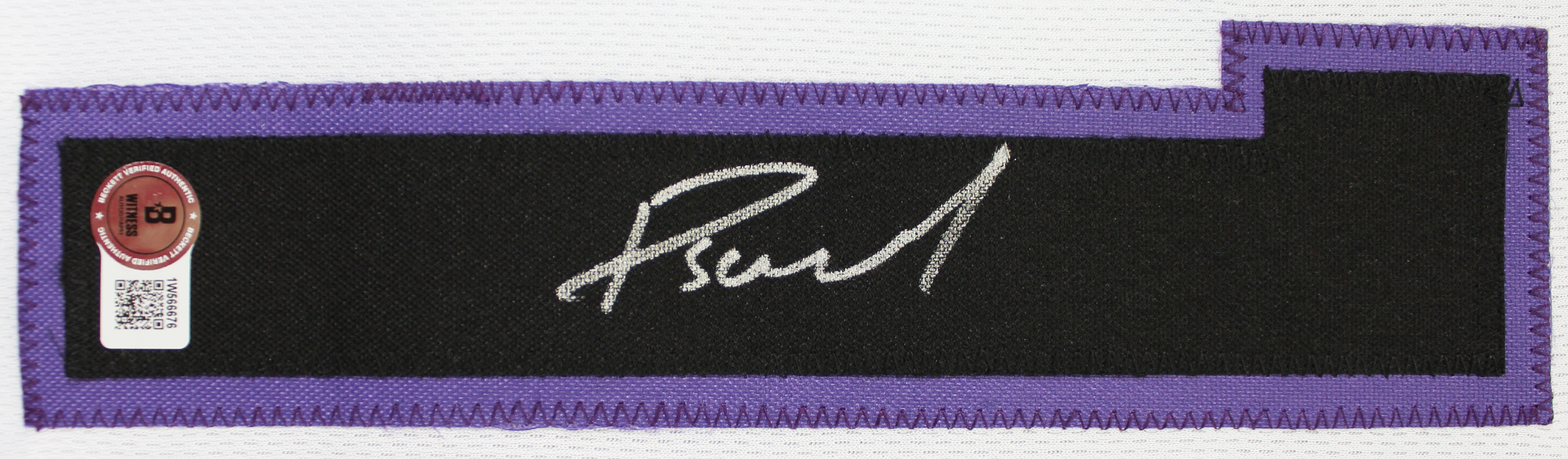 Domantas Sabonis Authentic Signed White Pro Style Jersey BAS Witnessed