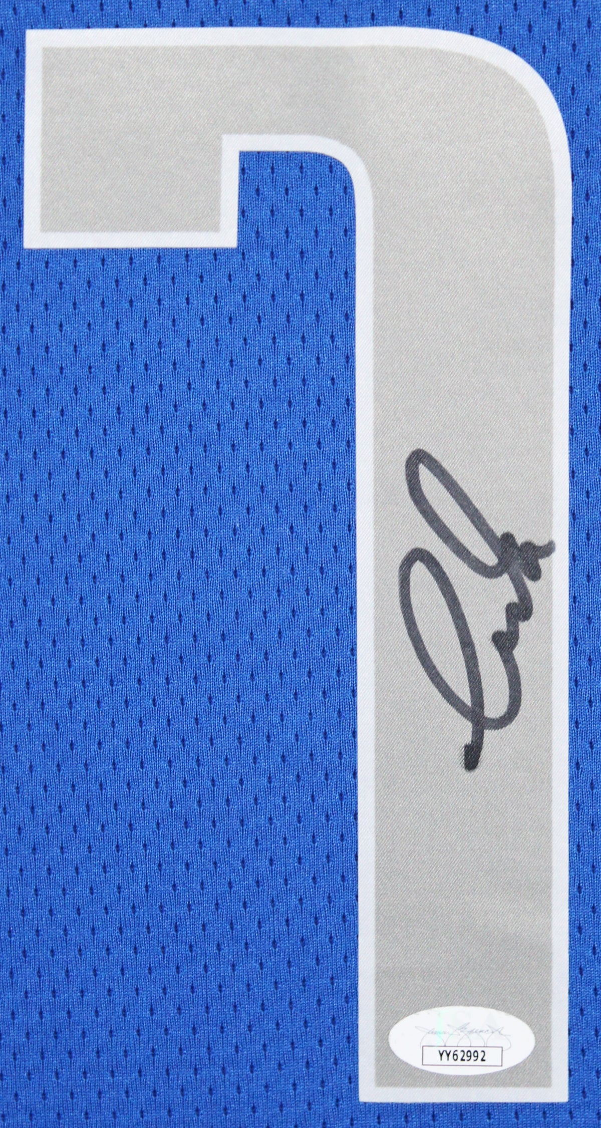Mavericks Luka Doncic Authentic Signed Blue Nike Framed Jersey JSA #YY62992