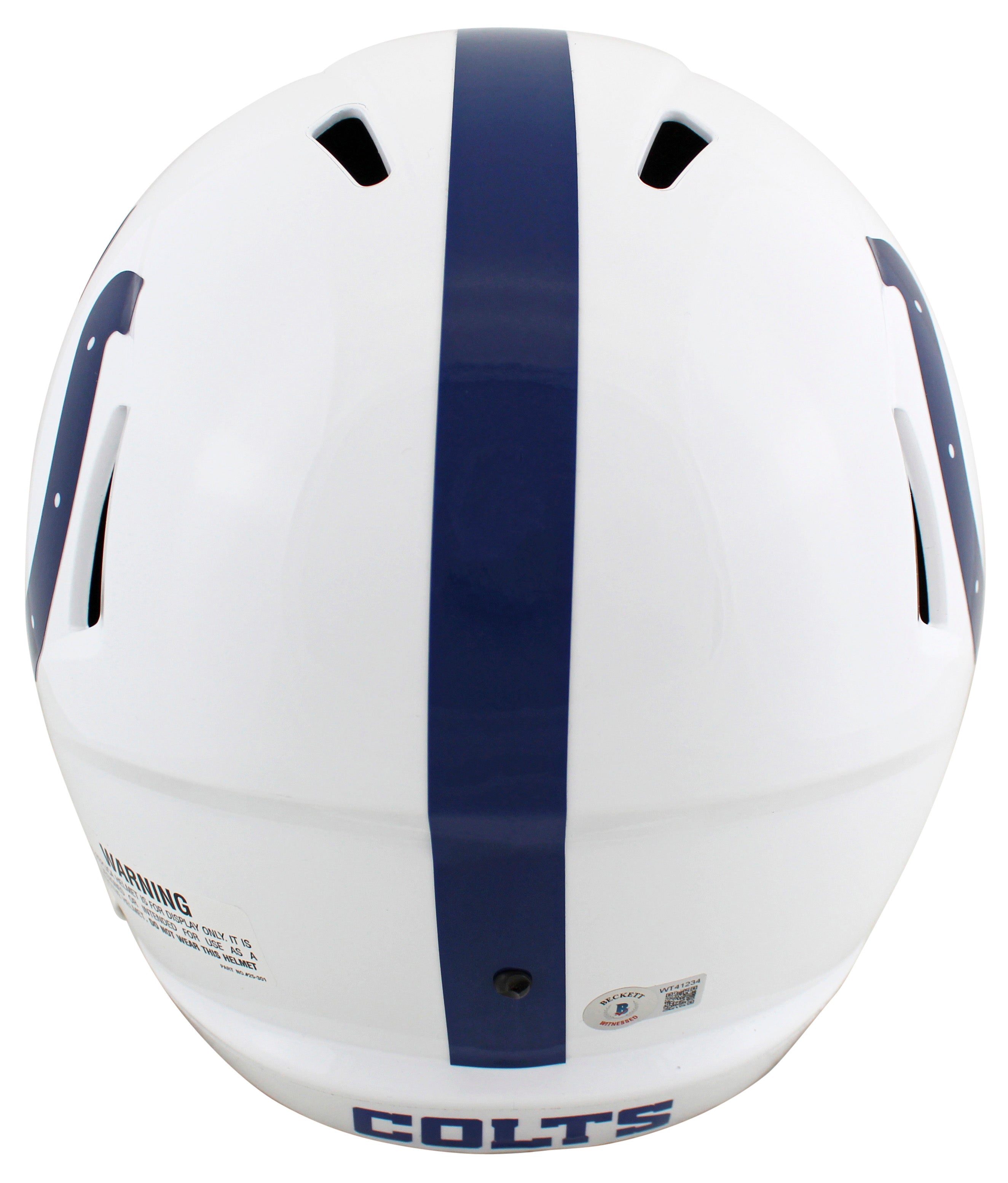 Colts Darius Shaquille Leonard Signed Full Size Speed Rep Helmet w/ Case BAS Wit