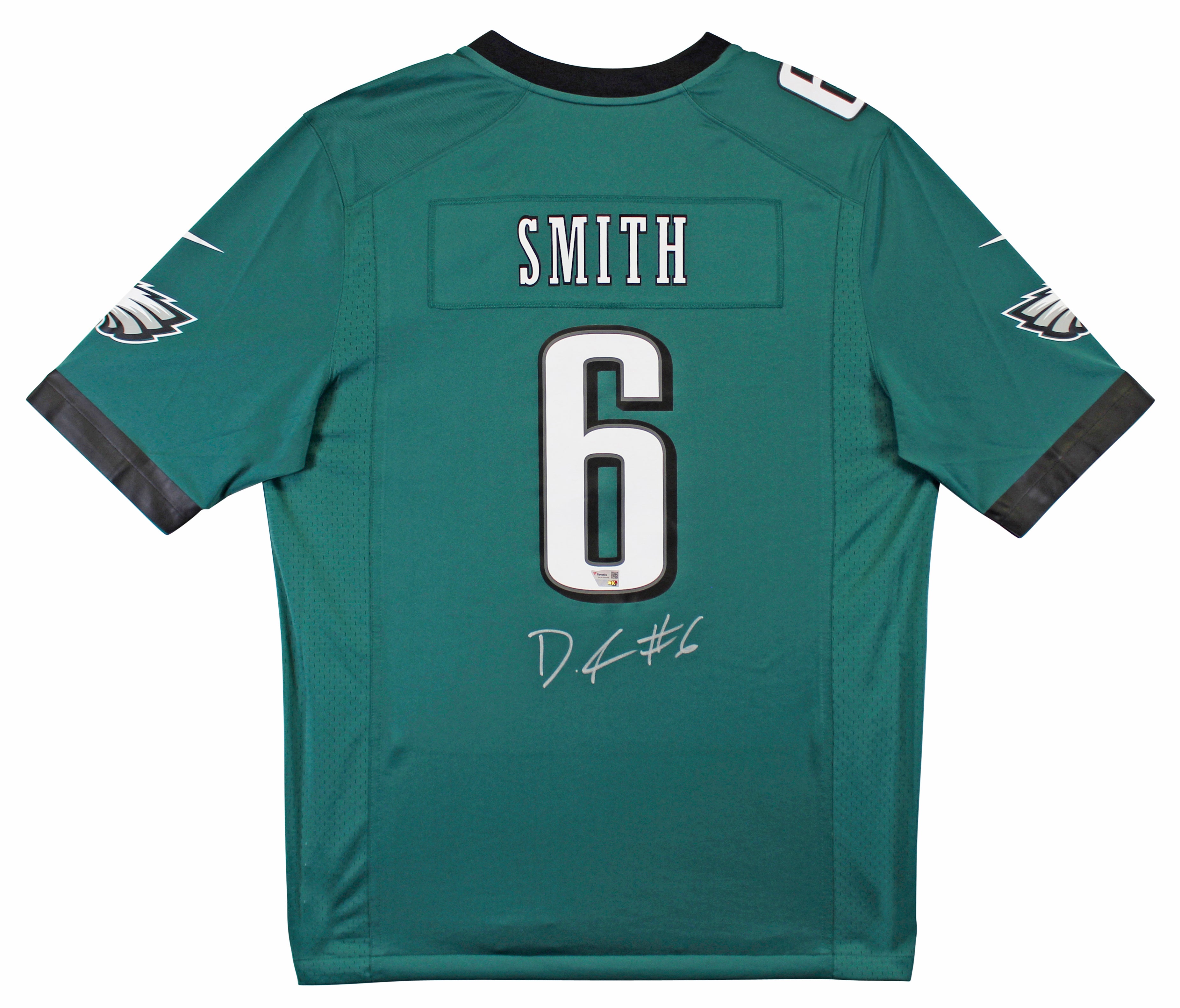 Eagles DeVonta Smith Authentic Signed Green Nike Game Jersey Fanatics